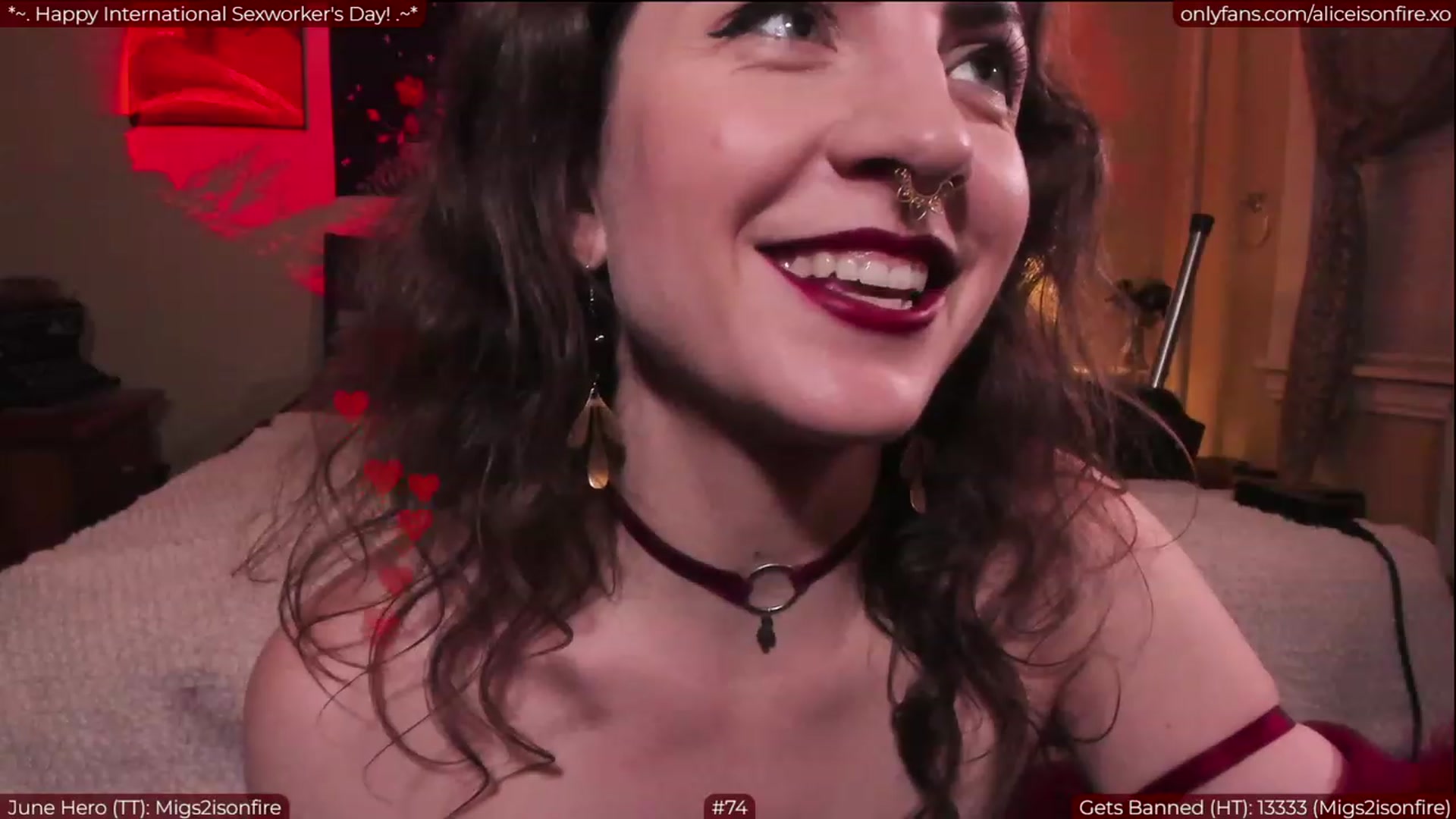 Gallery image thumbnail from aliceisonfire's myfreecams stream on, 06/03/2023, 04:57 image 13 of 20