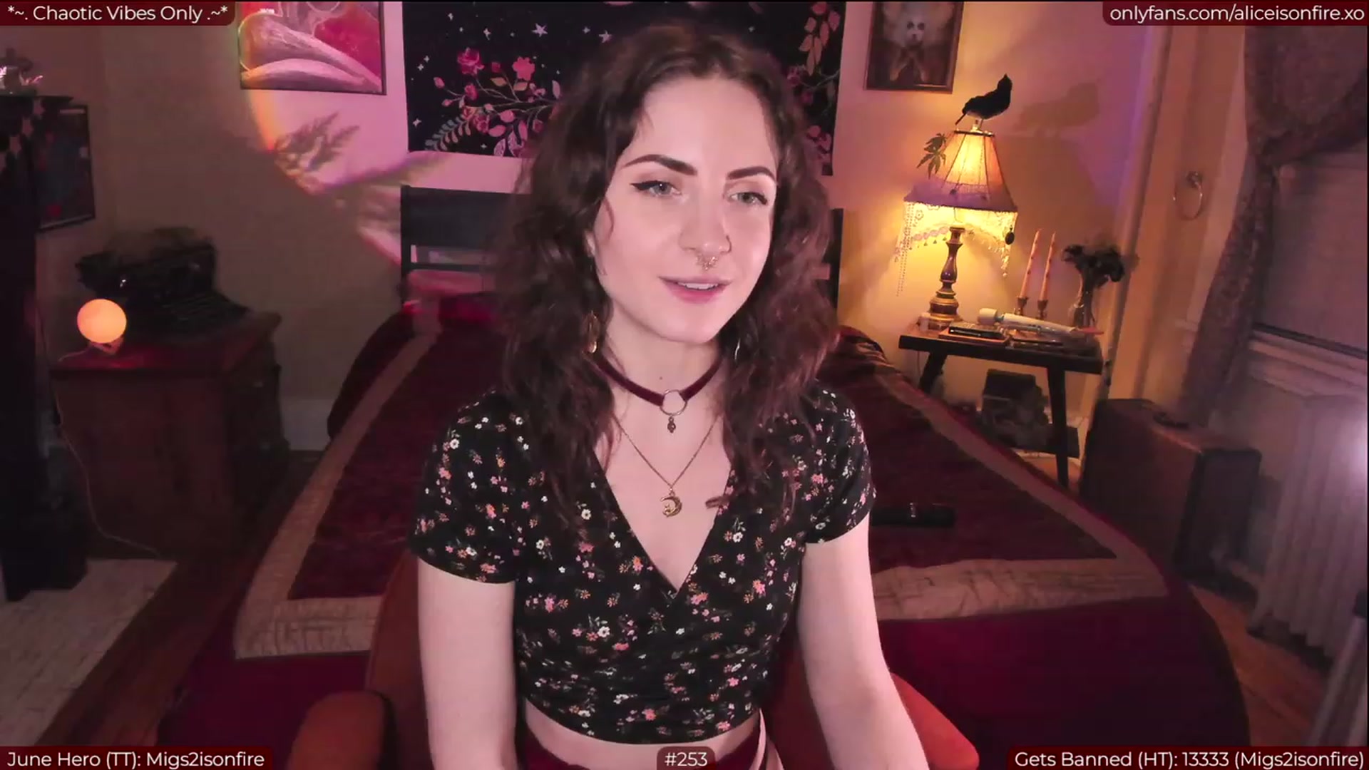 Gallery image thumbnail from aliceisonfire's myfreecams stream on, 06/10/2023, 07:01 image 20 of 20