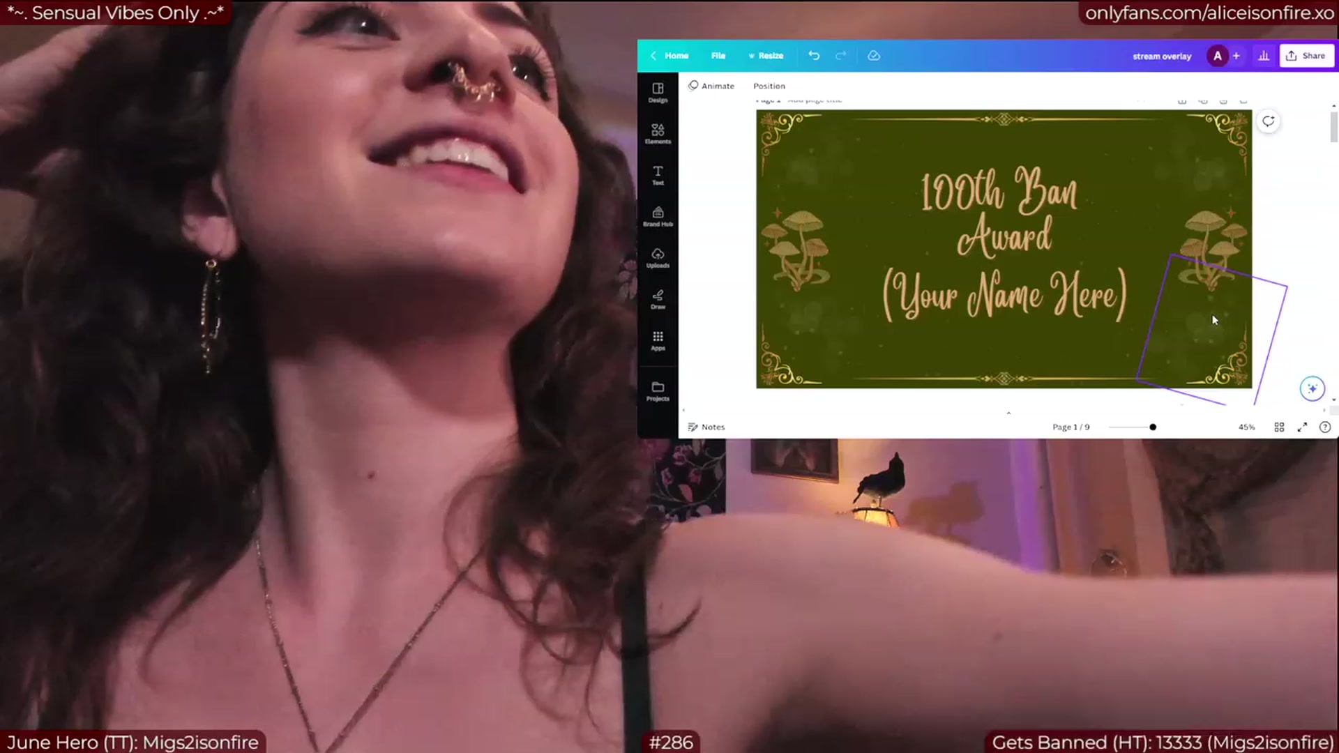 Gallery image thumbnail from aliceisonfire's myfreecams stream on, 06/14/2023, 05:01 image 15 of 20