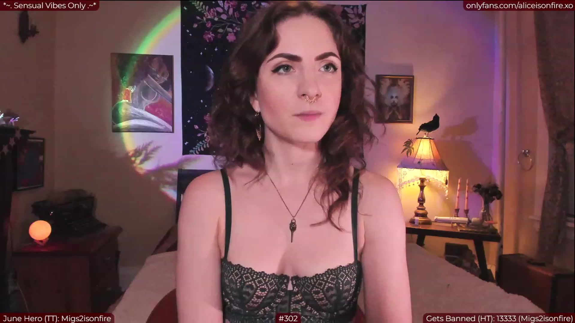 Gallery image thumbnail from aliceisonfire's myfreecams stream on, 06/14/2023, 05:01 image 8 of 20
