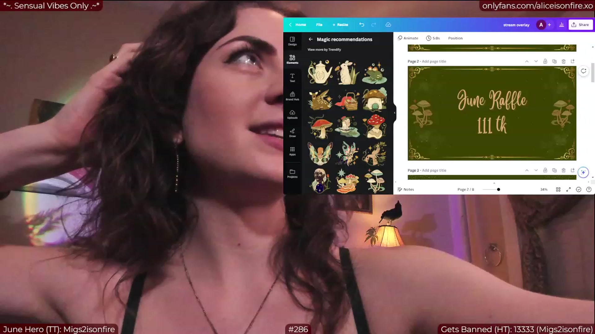 Gallery image thumbnail from aliceisonfire's myfreecams stream on, 06/14/2023, 05:01 image 14 of 20