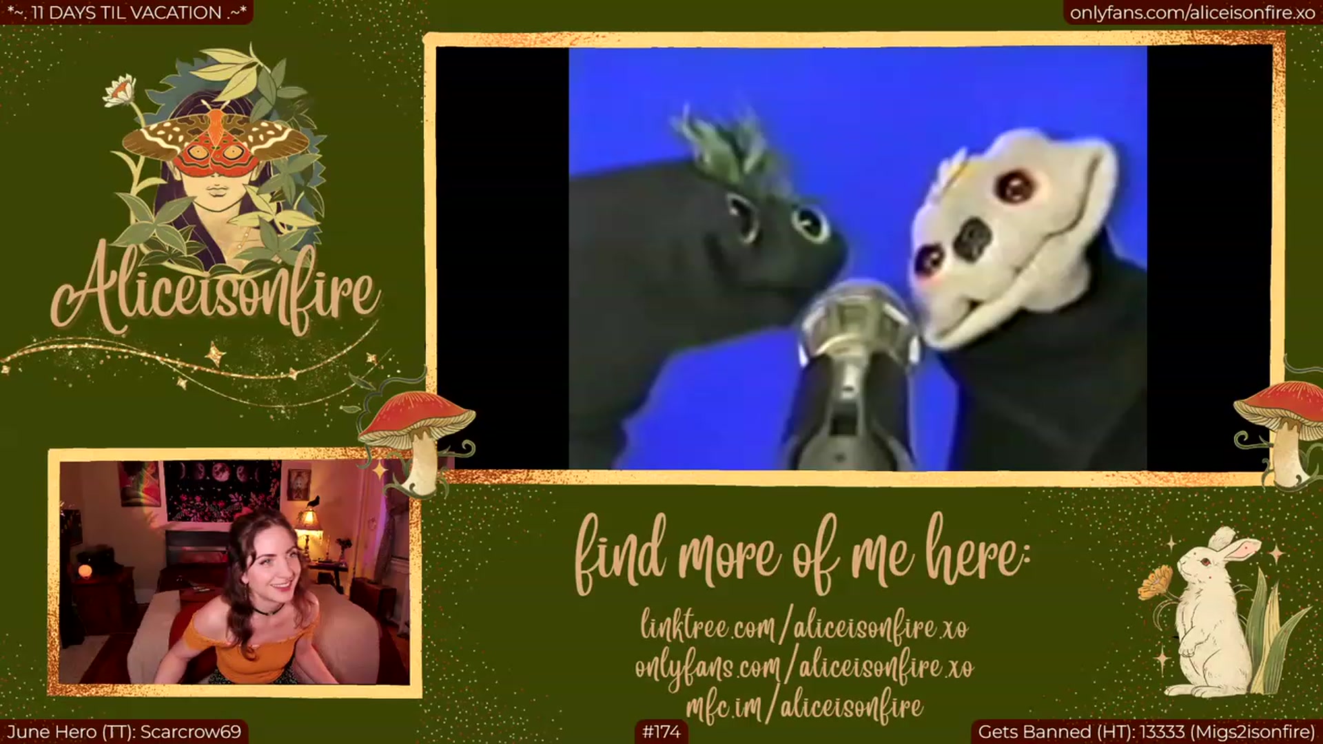 Gallery image thumbnail from aliceisonfire's myfreecams stream on, 06/23/2023, 05:16 image 1 of 20
