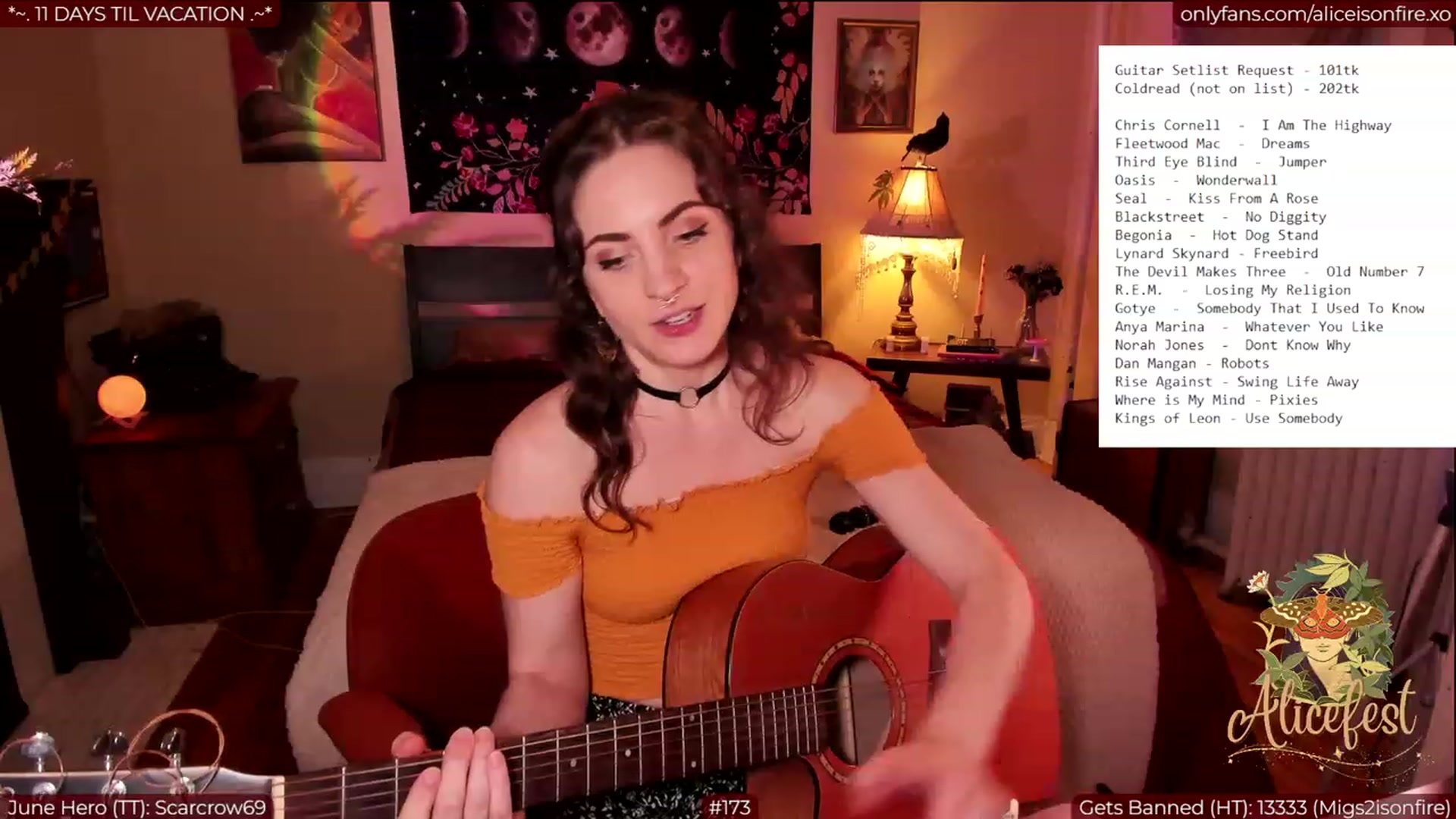 Gallery image thumbnail from aliceisonfire's myfreecams stream on, 06/23/2023, 05:16 image 10 of 20