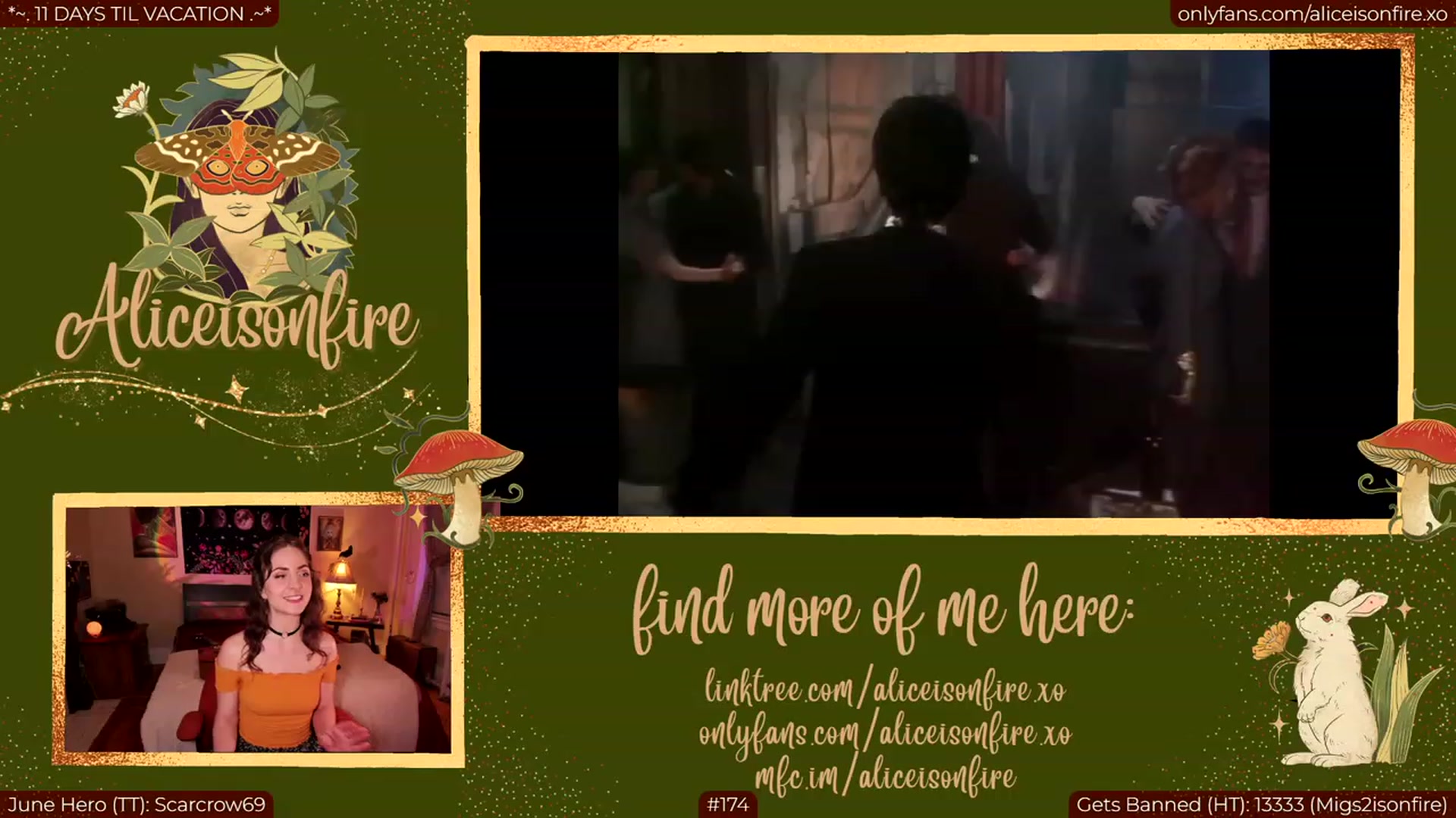 Gallery image thumbnail from aliceisonfire's myfreecams stream on, 06/23/2023, 05:16 image 6 of 20