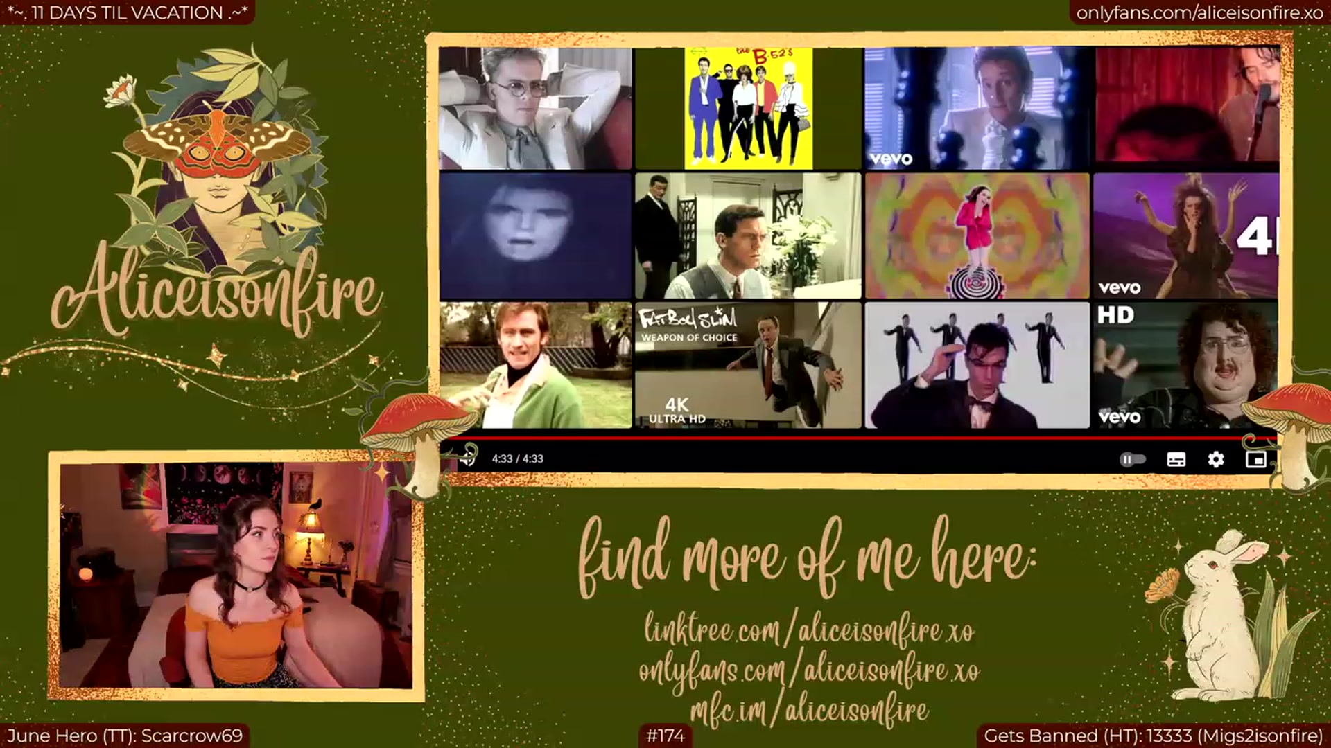 Gallery image thumbnail from aliceisonfire's myfreecams stream on, 06/23/2023, 05:16 image 7 of 20