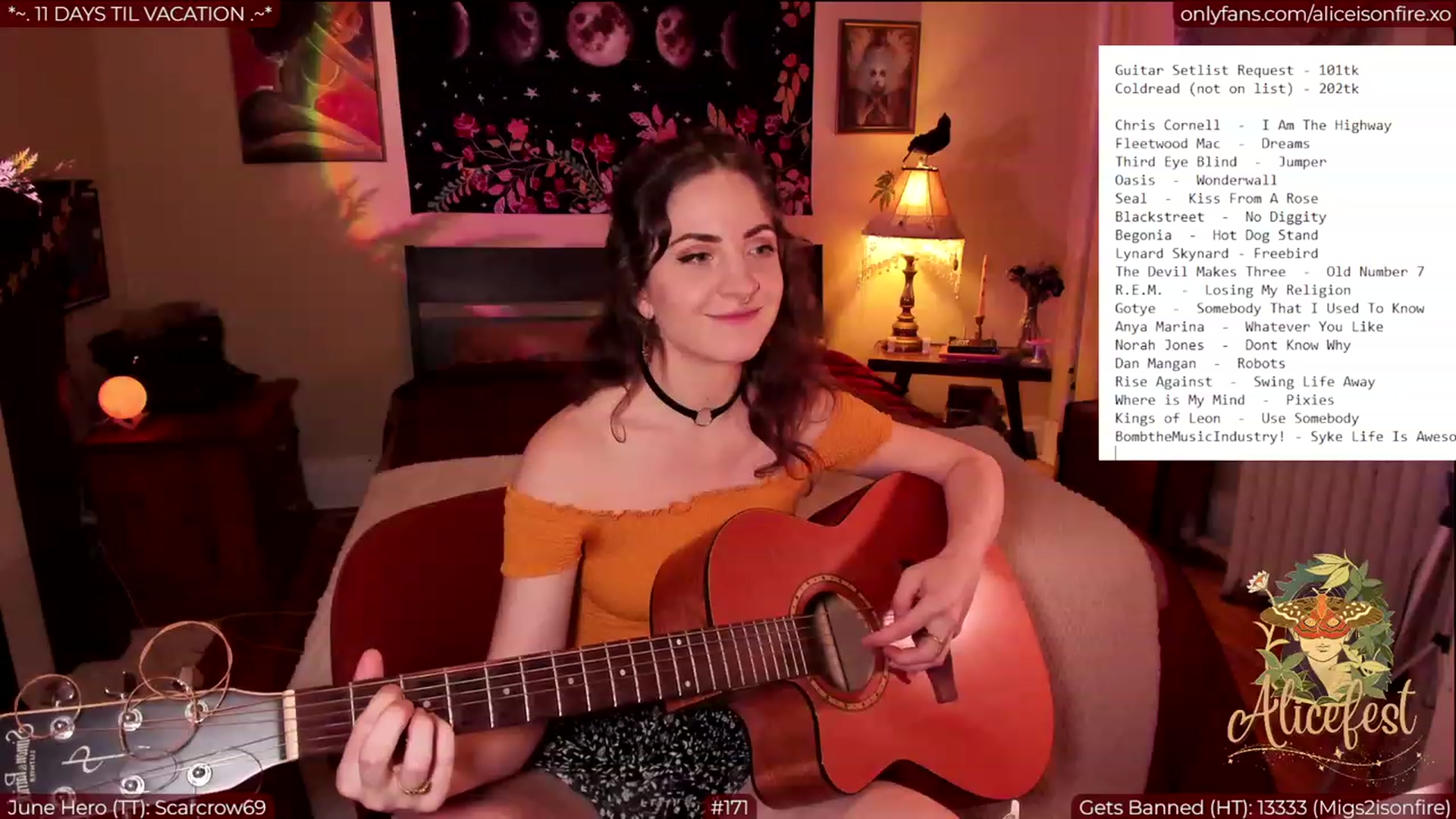 Gallery image thumbnail from aliceisonfire's myfreecams stream on, 06/23/2023, 05:16 image 18 of 20