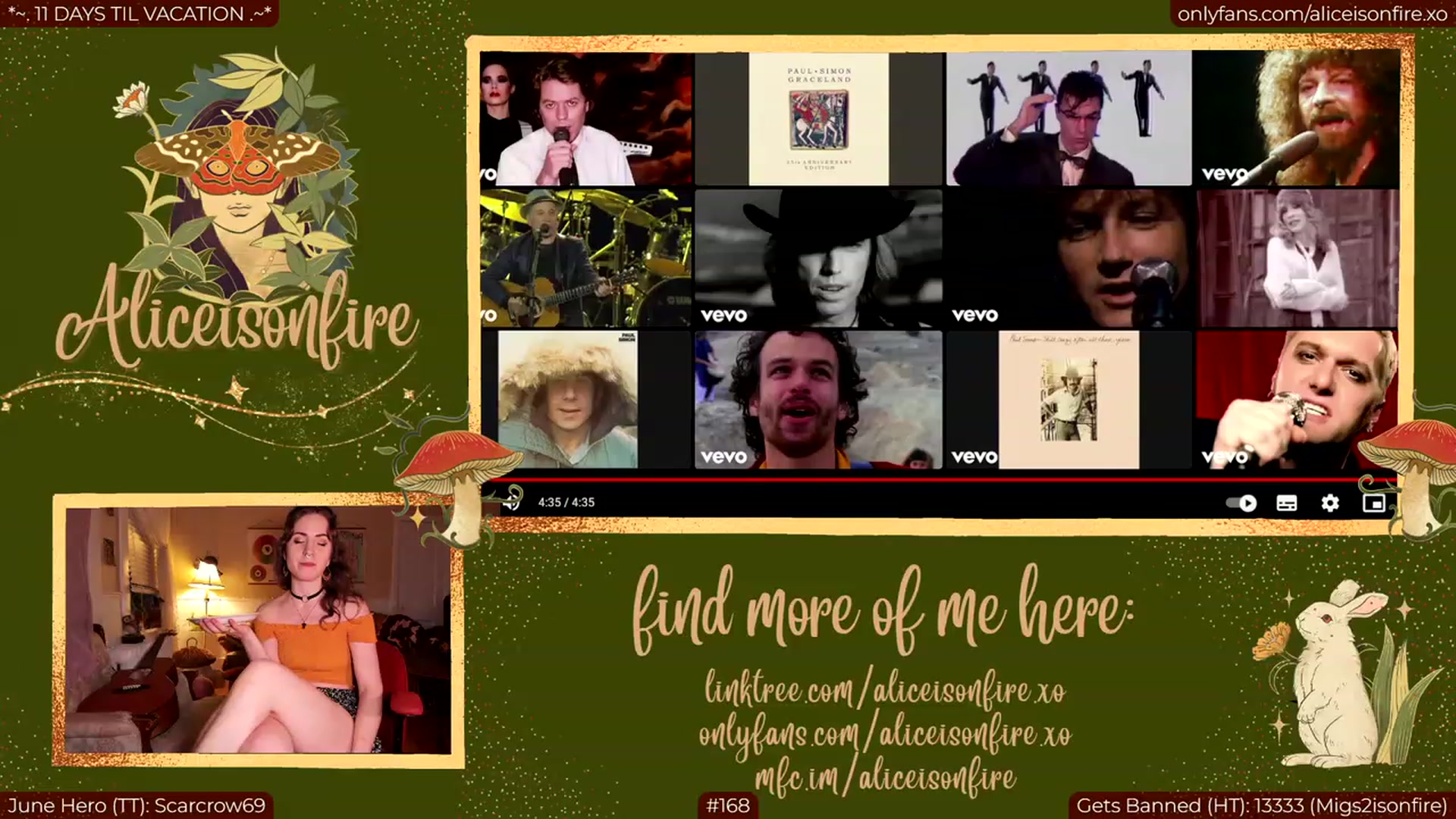 Gallery image thumbnail from aliceisonfire's myfreecams stream on, 06/23/2023, 07:12 image 17 of 20