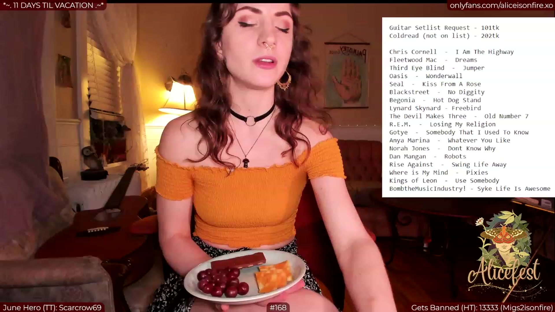 Gallery image thumbnail from aliceisonfire's myfreecams stream on, 06/23/2023, 07:12 image 12 of 20