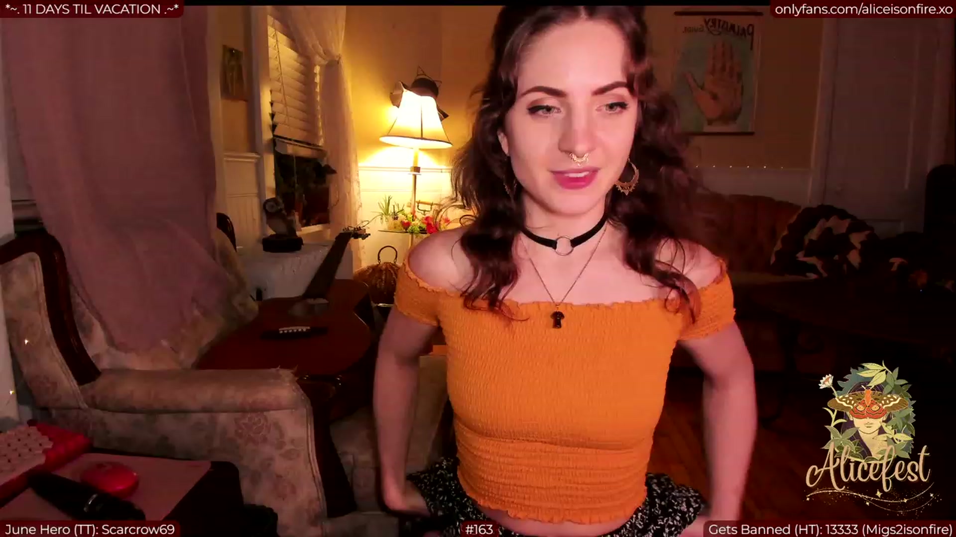 Gallery image thumbnail from aliceisonfire's myfreecams stream on, 06/23/2023, 08:09 image 12 of 20