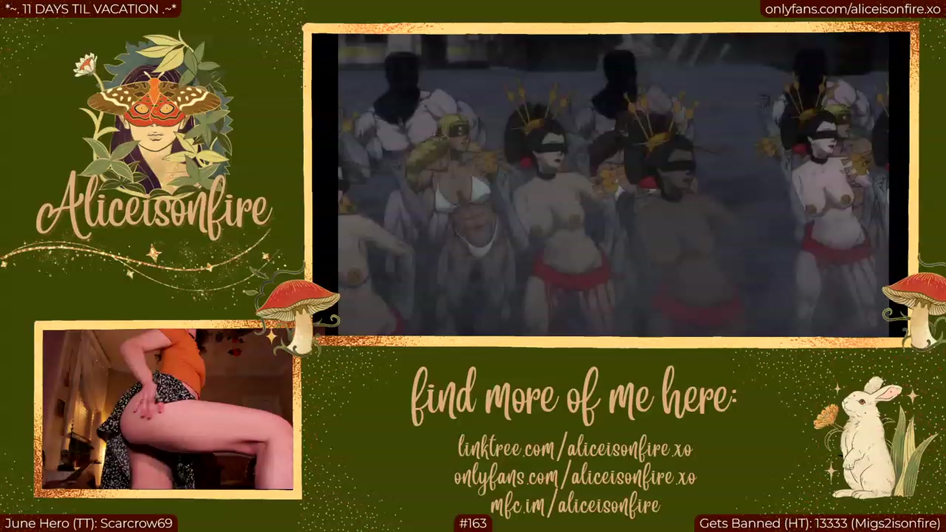 Gallery image thumbnail from aliceisonfire's myfreecams stream on, 06/23/2023, 08:09 image 7 of 20
