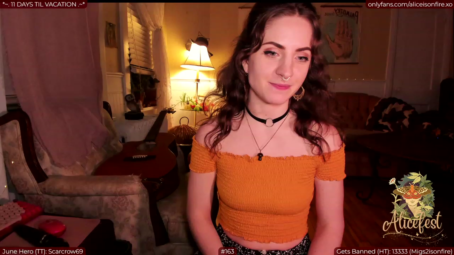 Gallery image thumbnail from aliceisonfire's myfreecams stream on, 06/23/2023, 08:09 image 13 of 20