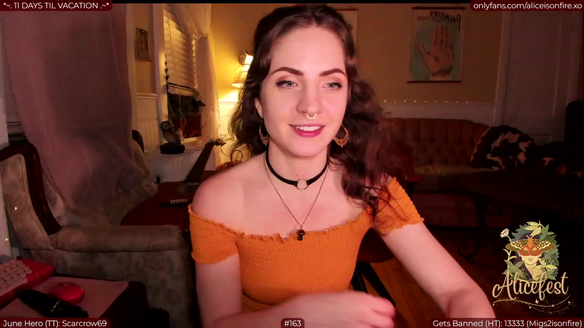 Gallery image thumbnail from aliceisonfire's myfreecams stream on, 06/23/2023, 08:09 image 19 of 20