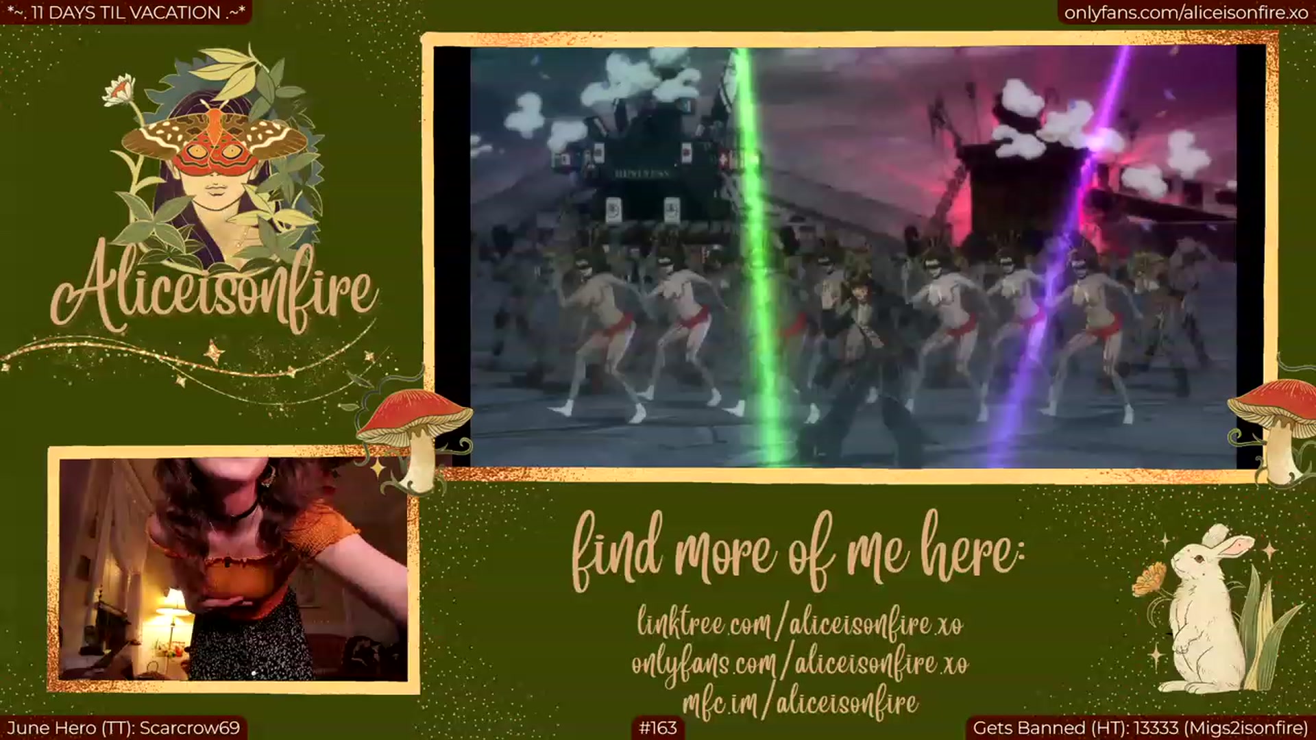 Gallery image thumbnail from aliceisonfire's myfreecams stream on, 06/23/2023, 08:09 image 10 of 20
