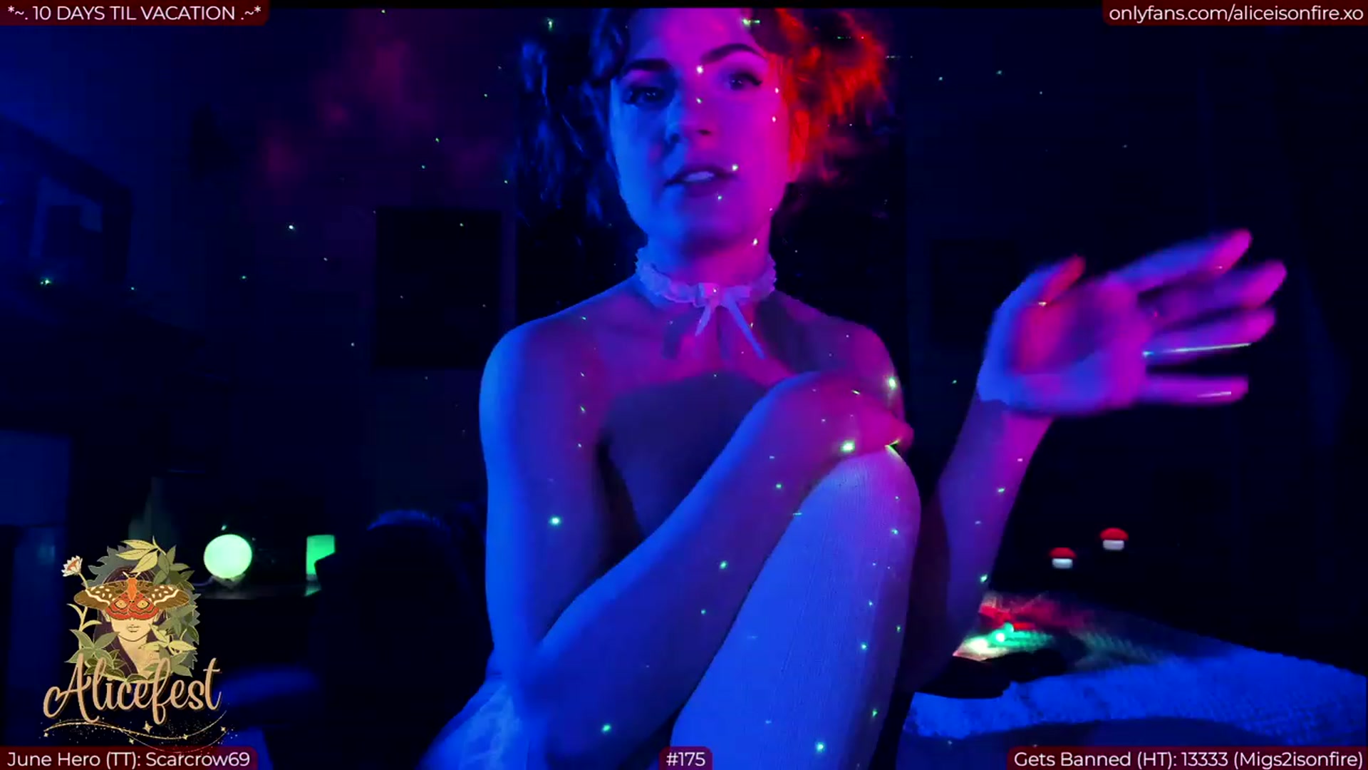 Gallery image thumbnail from aliceisonfire's myfreecams stream on, 06/24/2023, 09:11 image 18 of 20