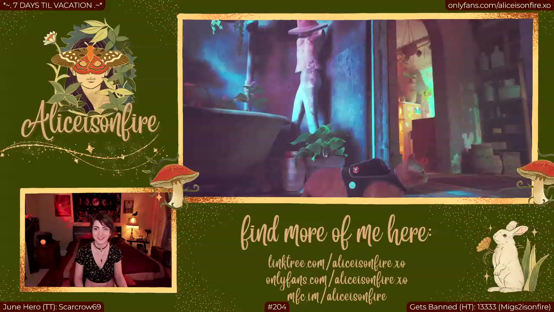 Gallery image thumbnail from aliceisonfire's myfreecams stream on, 06/27/2023, 05:00 image 2 of 20