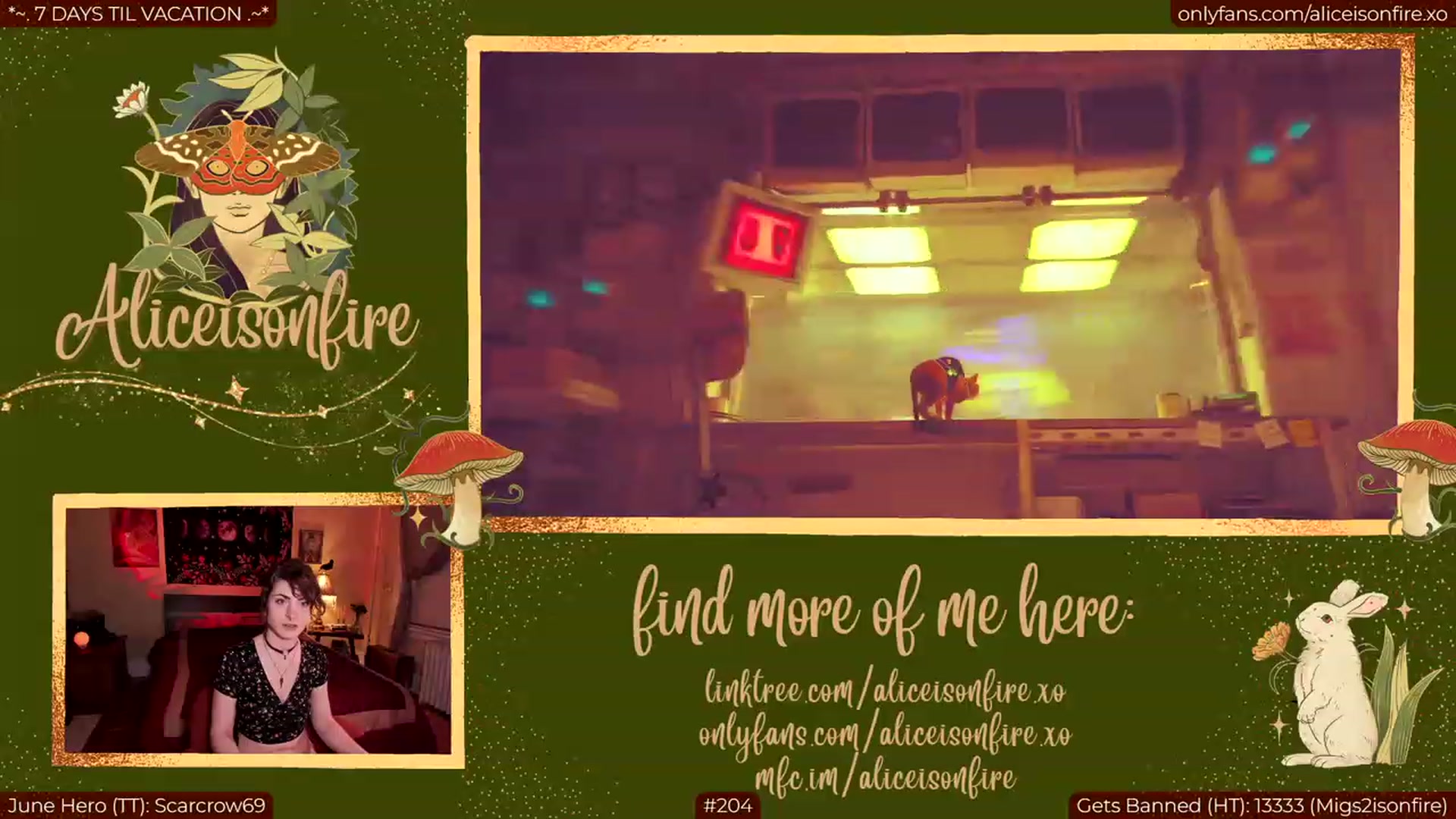 Gallery image thumbnail from aliceisonfire's myfreecams stream on, 06/27/2023, 05:00 image 17 of 20