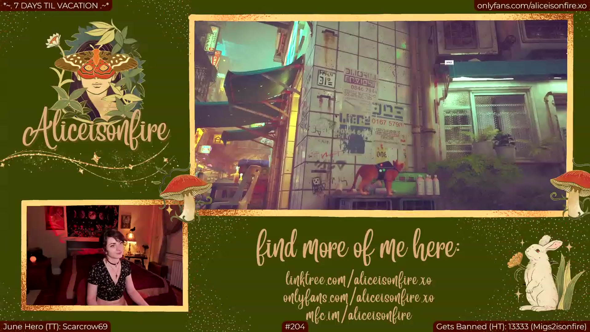 Gallery image thumbnail from aliceisonfire's myfreecams stream on, 06/27/2023, 05:00 image 19 of 20