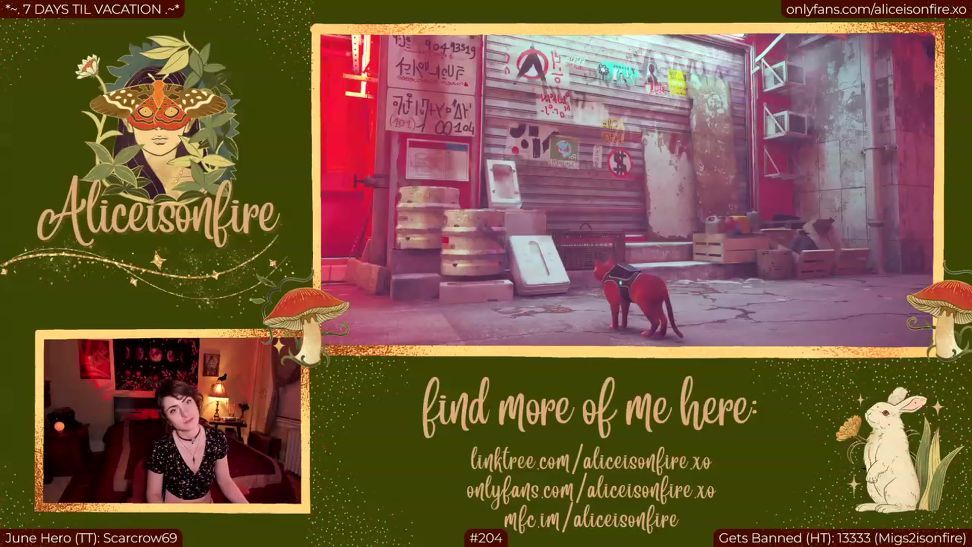 Gallery image thumbnail from aliceisonfire's myfreecams stream on, 06/27/2023, 05:00 image 4 of 20