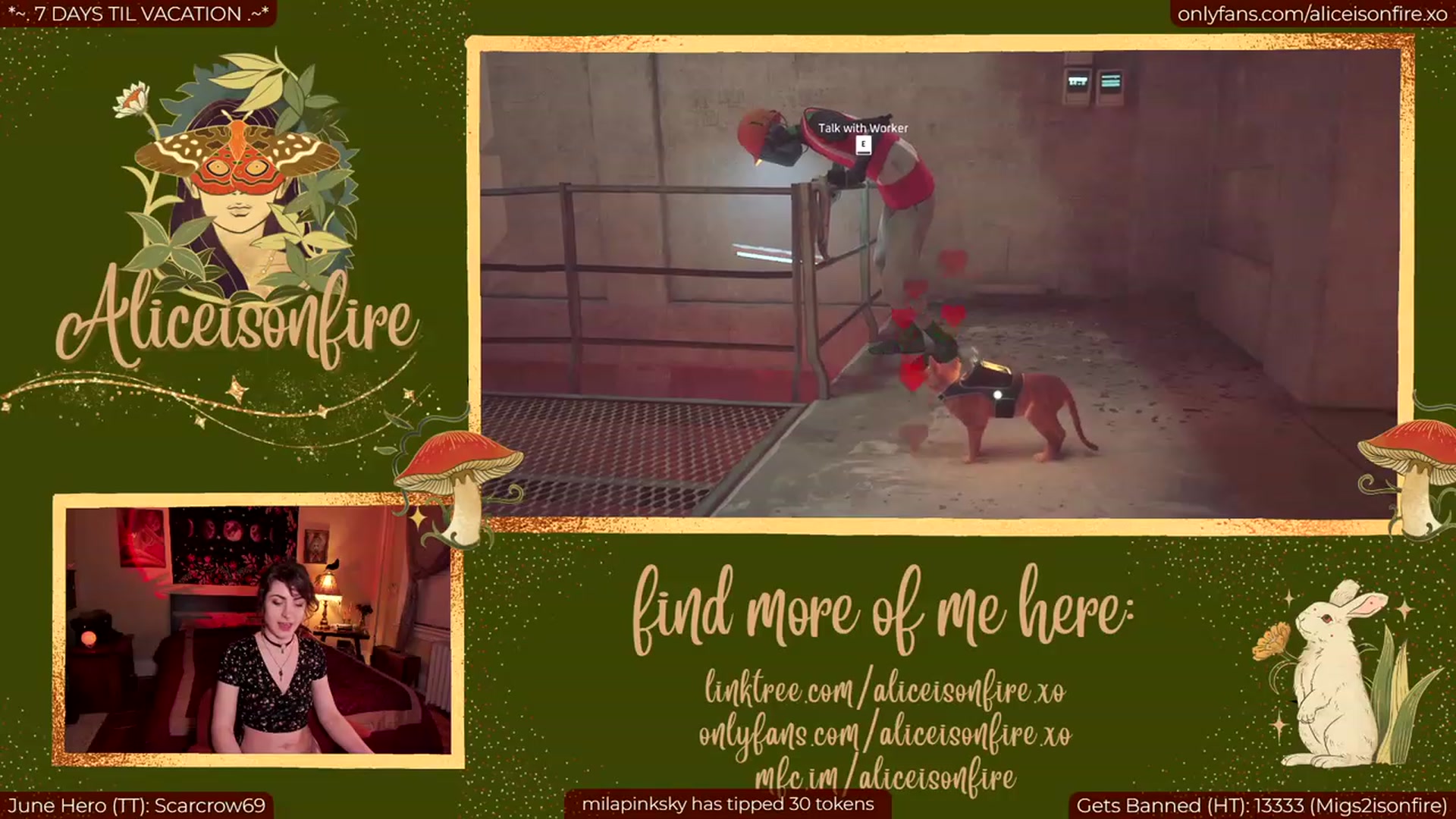 Gallery image thumbnail from aliceisonfire's myfreecams stream on, 06/27/2023, 05:00 image 13 of 20