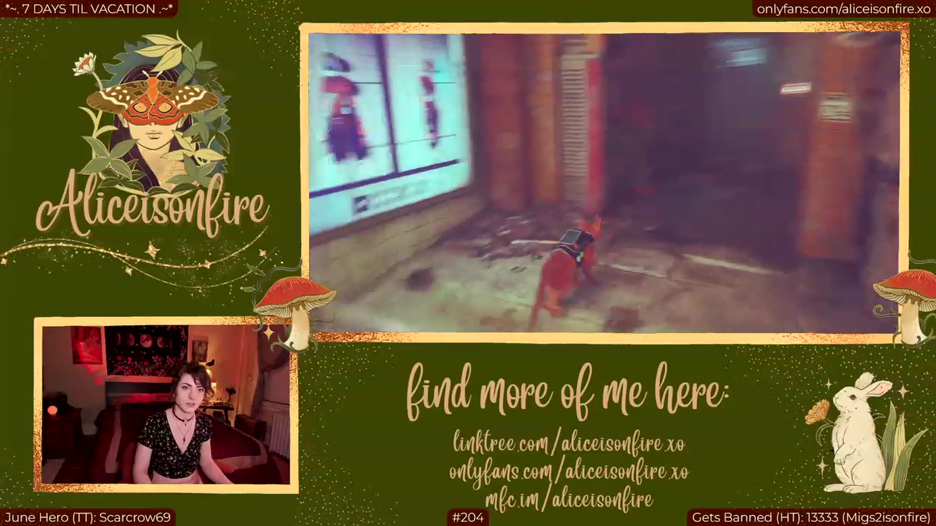 Gallery image thumbnail from aliceisonfire's myfreecams stream on, 06/27/2023, 05:00 image 18 of 20