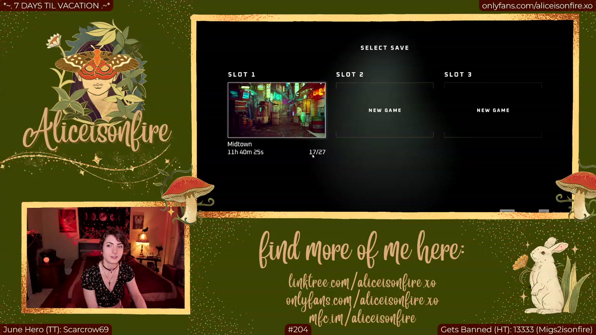 Gallery image thumbnail from aliceisonfire's myfreecams stream on, 06/27/2023, 05:00 image 1 of 20
