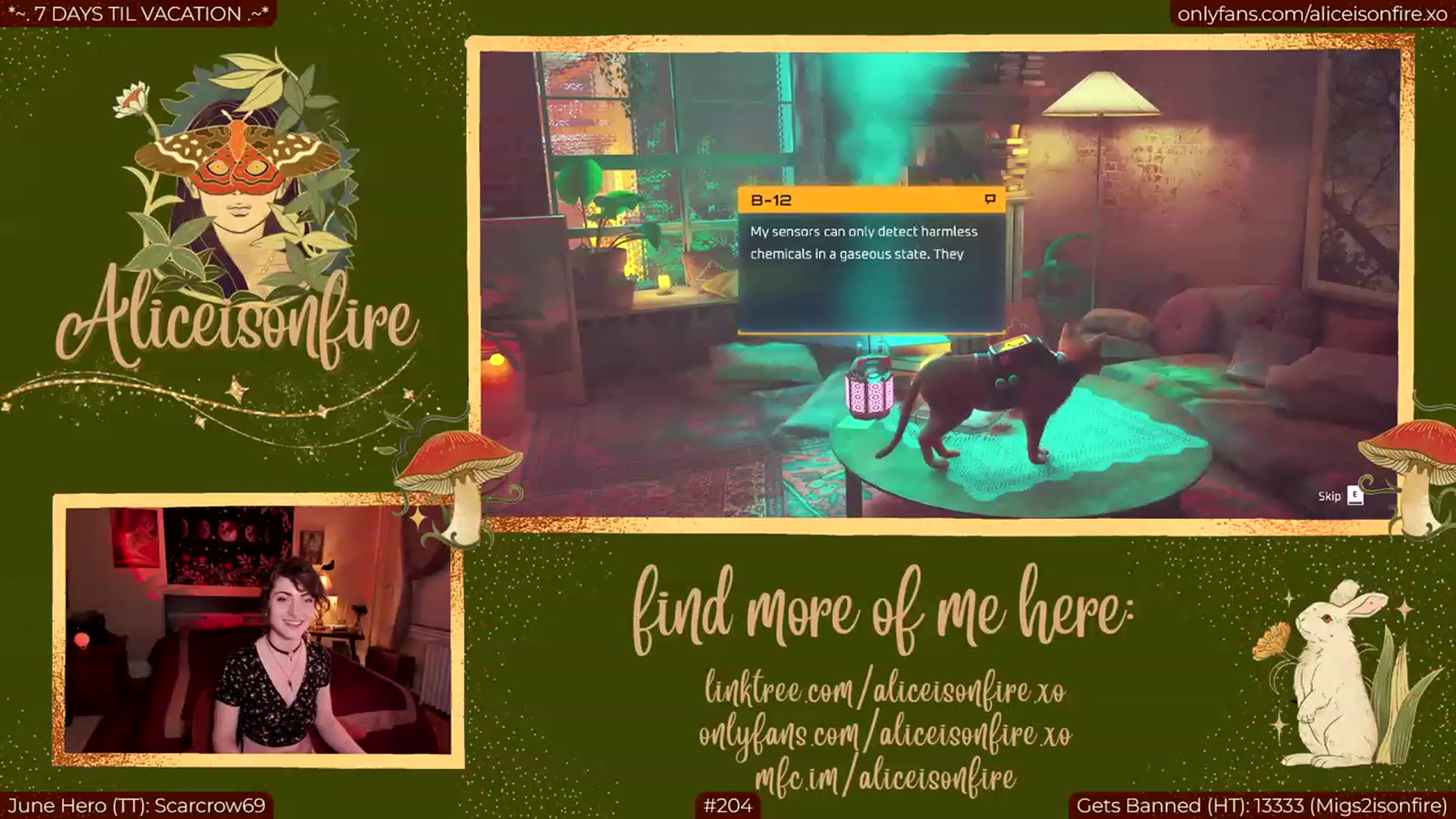 Gallery image thumbnail from aliceisonfire's myfreecams stream on, 06/27/2023, 06:19 image 1 of 20