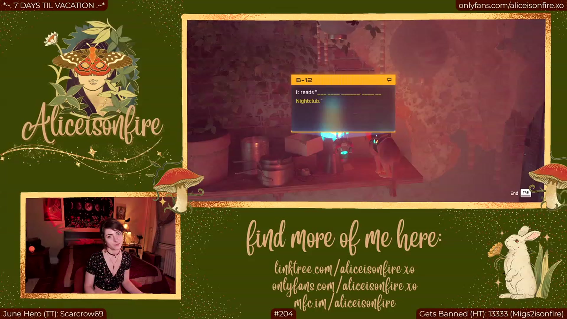Gallery image thumbnail from aliceisonfire's myfreecams stream on, 06/27/2023, 06:19 image 2 of 20