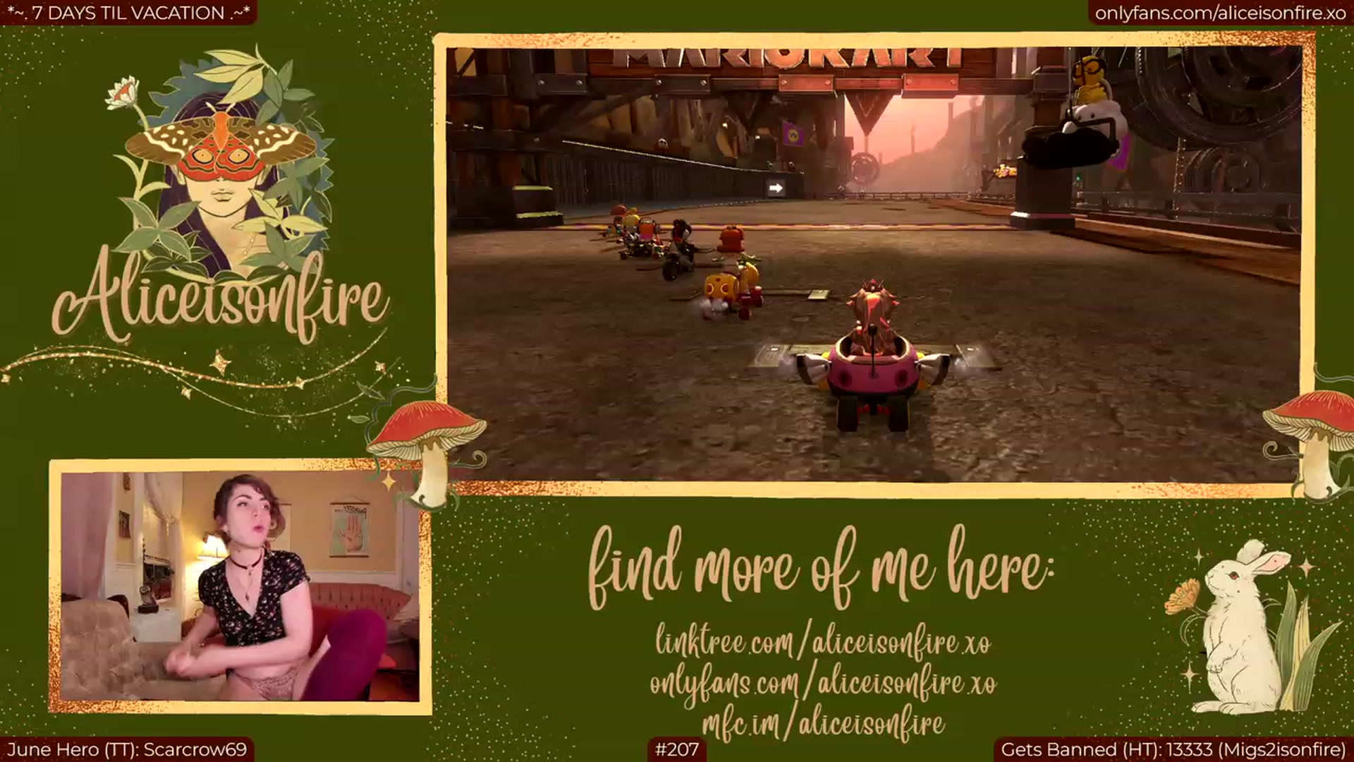 Gallery image thumbnail from aliceisonfire's myfreecams stream on, 06/27/2023, 07:05 image 16 of 20