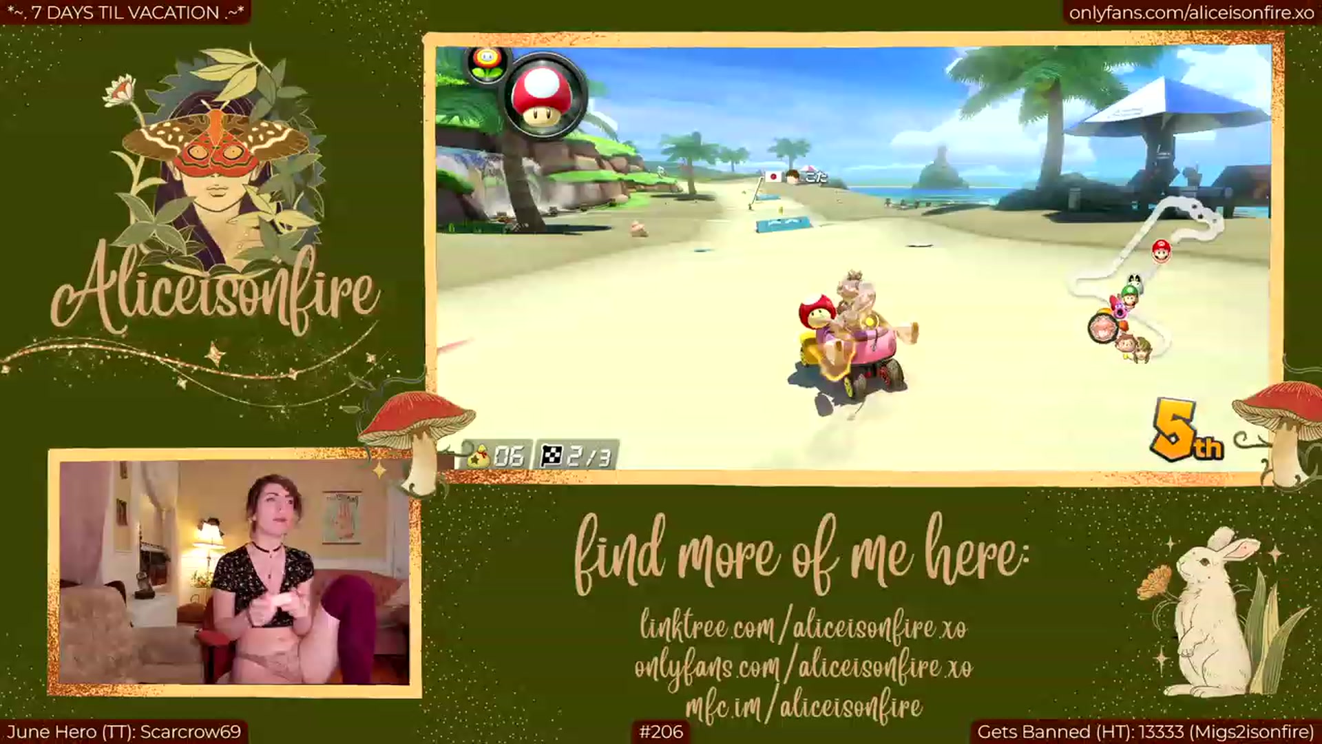 Gallery image thumbnail from aliceisonfire's myfreecams stream on, 06/27/2023, 07:05 image 8 of 20