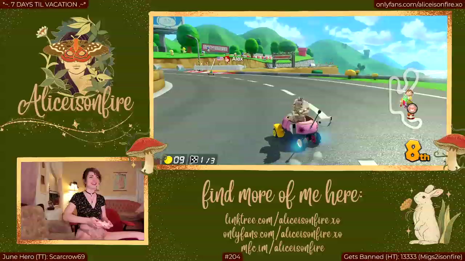 Gallery image thumbnail from aliceisonfire's myfreecams stream on, 06/27/2023, 07:05 image 1 of 20