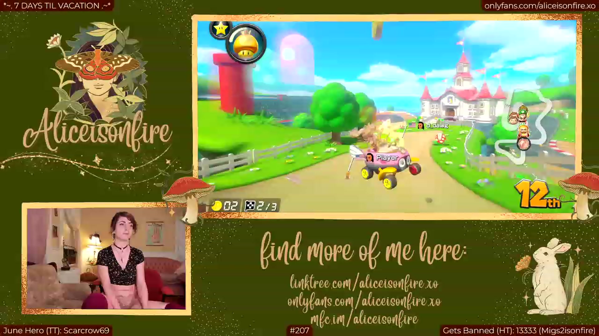 Gallery image thumbnail from aliceisonfire's myfreecams stream on, 06/27/2023, 07:05 image 11 of 20