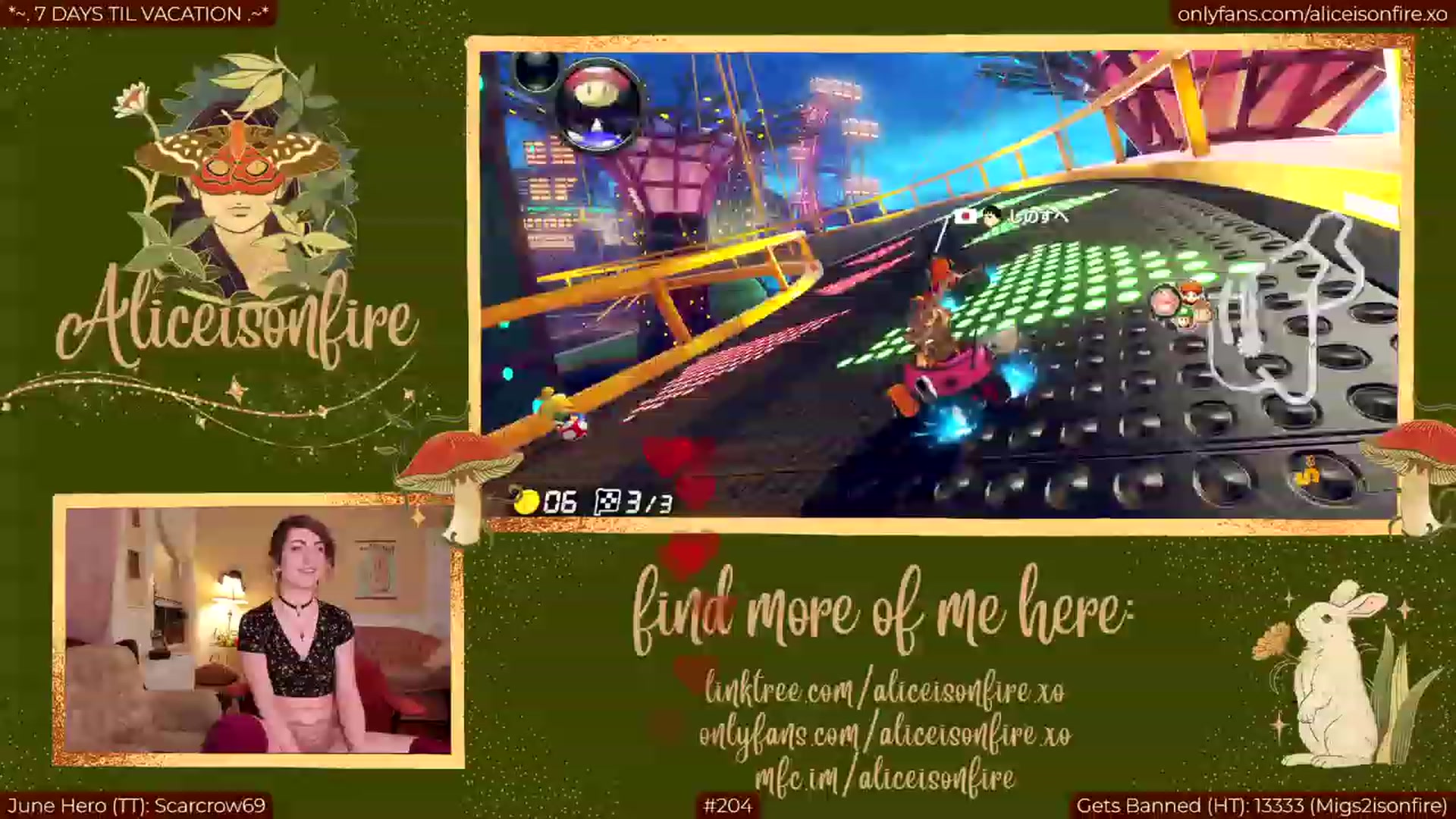 Gallery image thumbnail from aliceisonfire's myfreecams stream on, 06/27/2023, 07:05 image 5 of 20