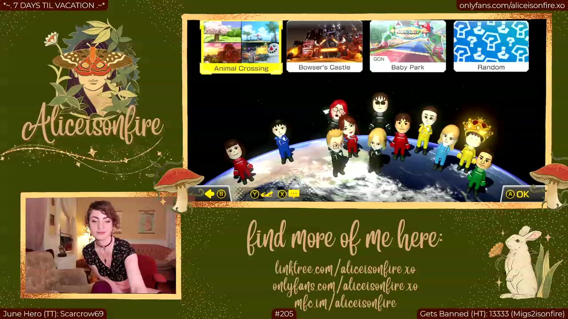 Gallery image thumbnail from aliceisonfire's myfreecams stream on, 06/27/2023, 07:05 image 6 of 20