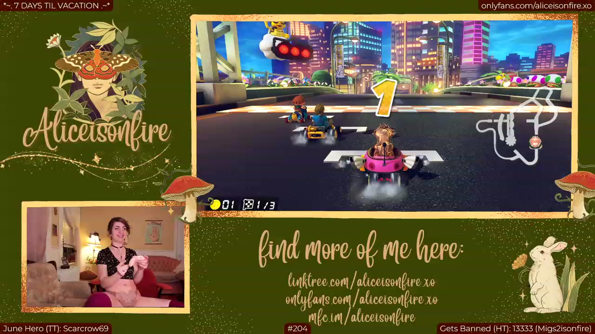 Gallery image thumbnail from aliceisonfire's myfreecams stream on, 06/27/2023, 07:05 image 4 of 20
