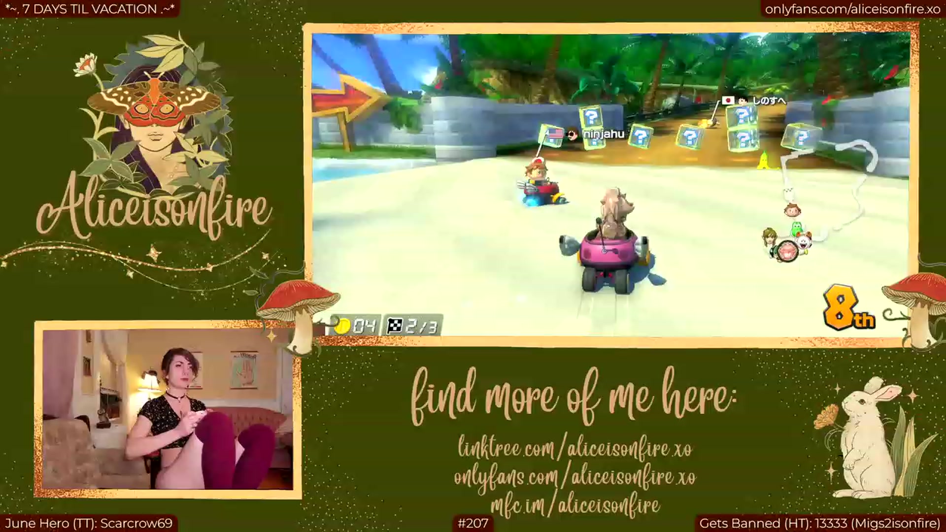Gallery image thumbnail from aliceisonfire's myfreecams stream on, 06/27/2023, 07:05 image 14 of 20