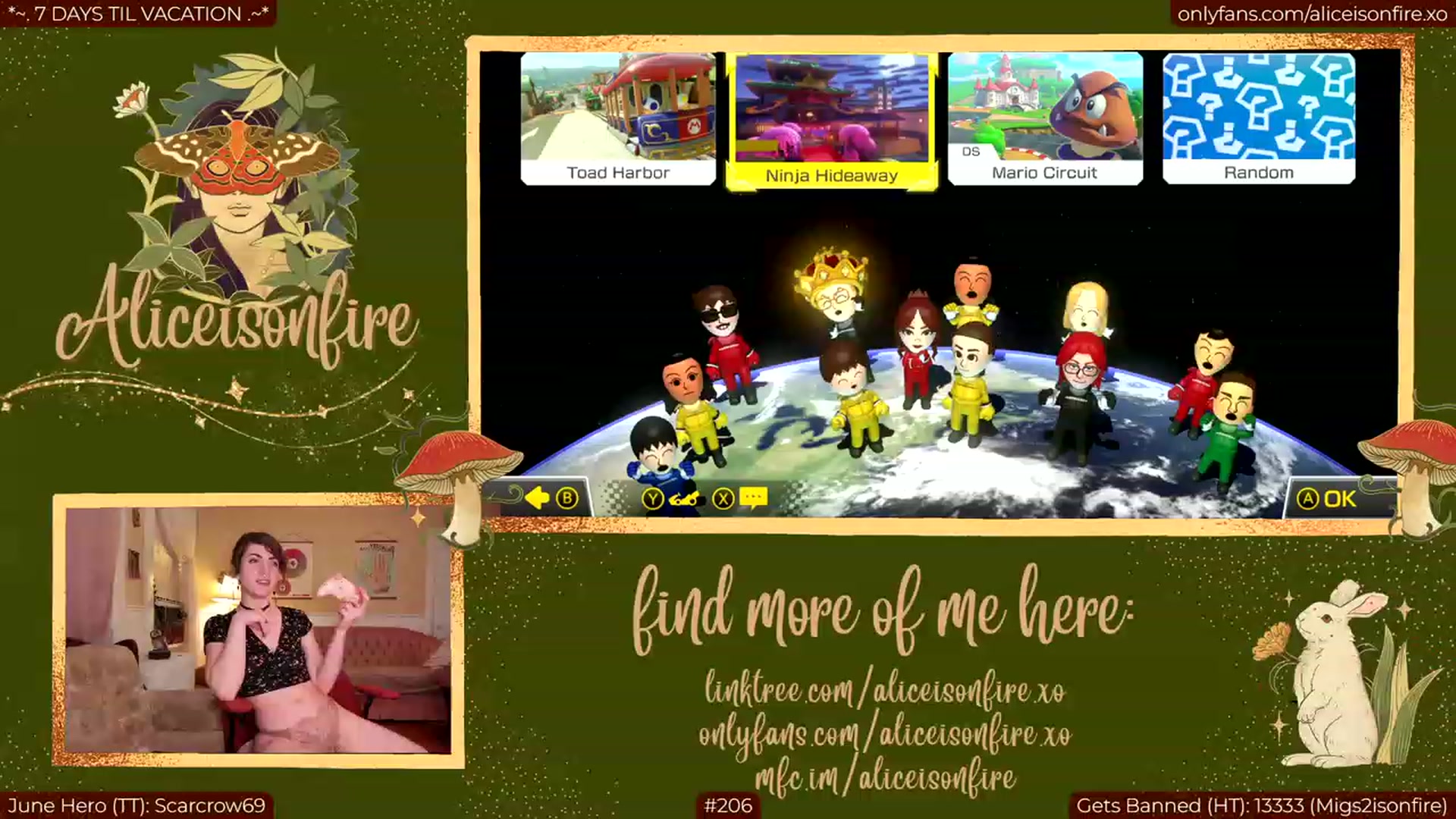 Gallery image thumbnail from aliceisonfire's myfreecams stream on, 06/27/2023, 07:05 image 9 of 20