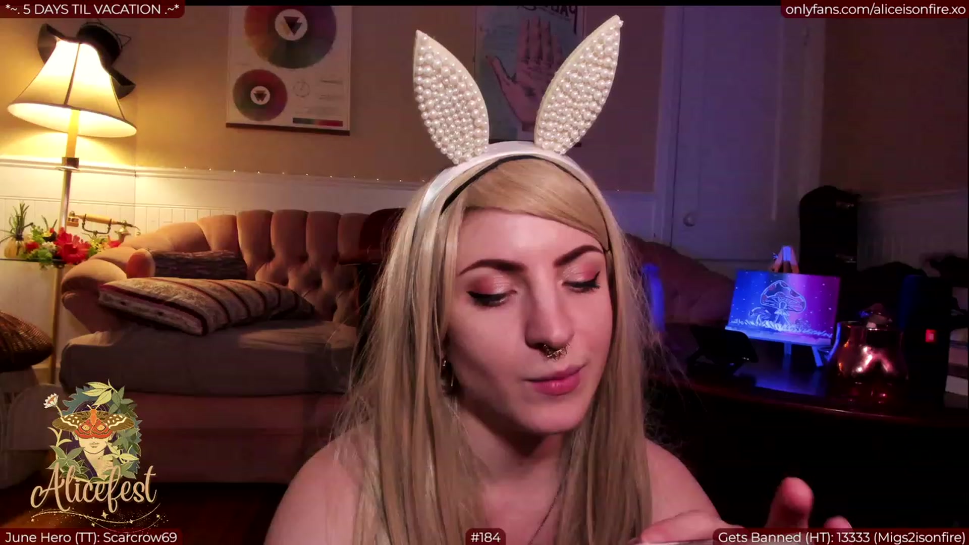 Gallery image thumbnail from aliceisonfire's myfreecams stream on, 06/29/2023, 09:06 image 20 of 20