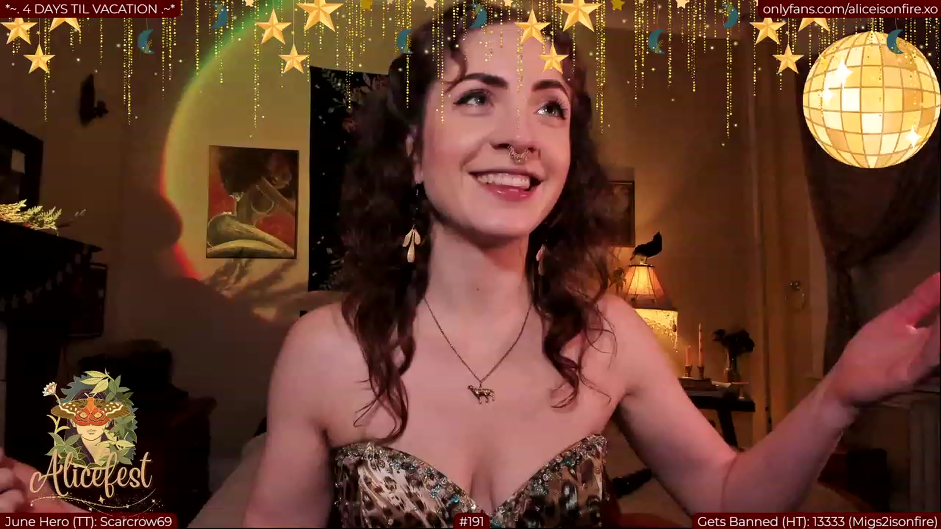Gallery image thumbnail from aliceisonfire's myfreecams stream on, 06/30/2023, 05:36 image 5 of 20