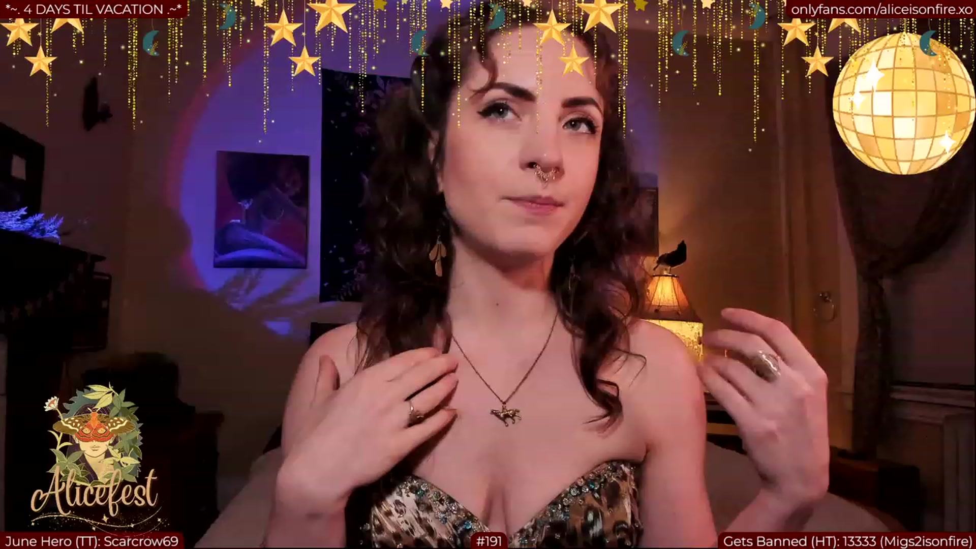 Gallery image thumbnail from aliceisonfire's myfreecams stream on, 06/30/2023, 05:36 image 7 of 20