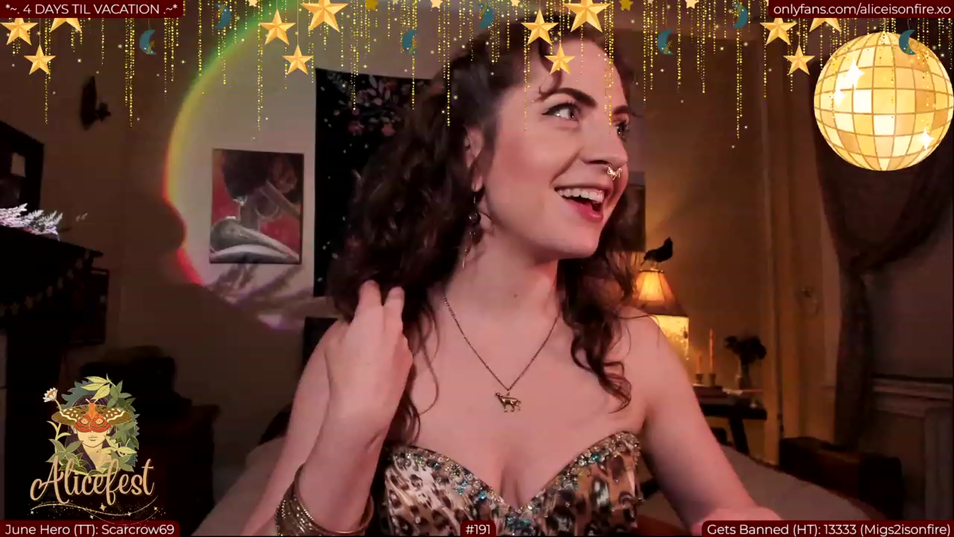Gallery image thumbnail from aliceisonfire's myfreecams stream on, 06/30/2023, 05:36 image 10 of 20