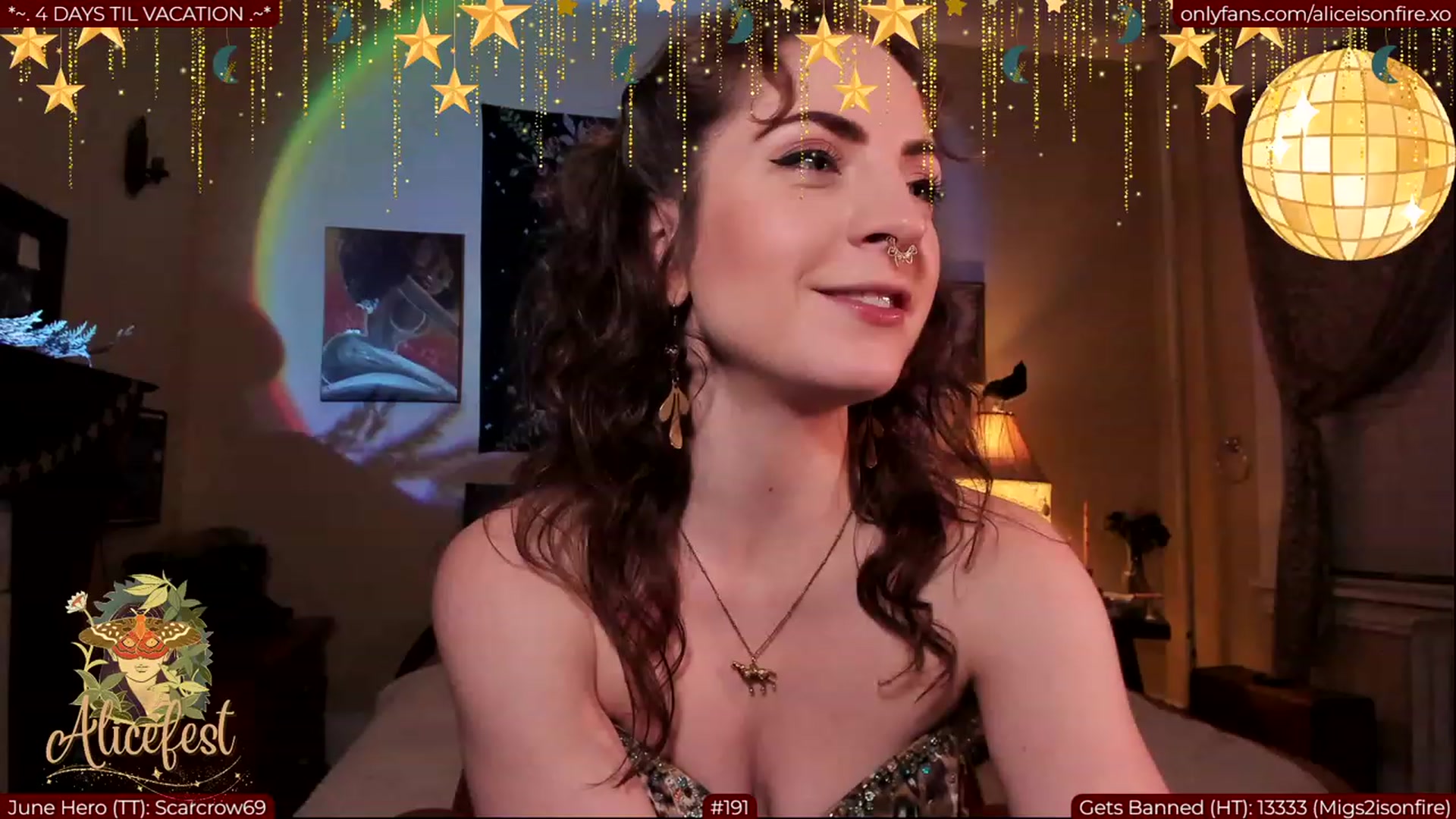 Gallery image thumbnail from aliceisonfire's myfreecams stream on, 06/30/2023, 05:36 image 4 of 20