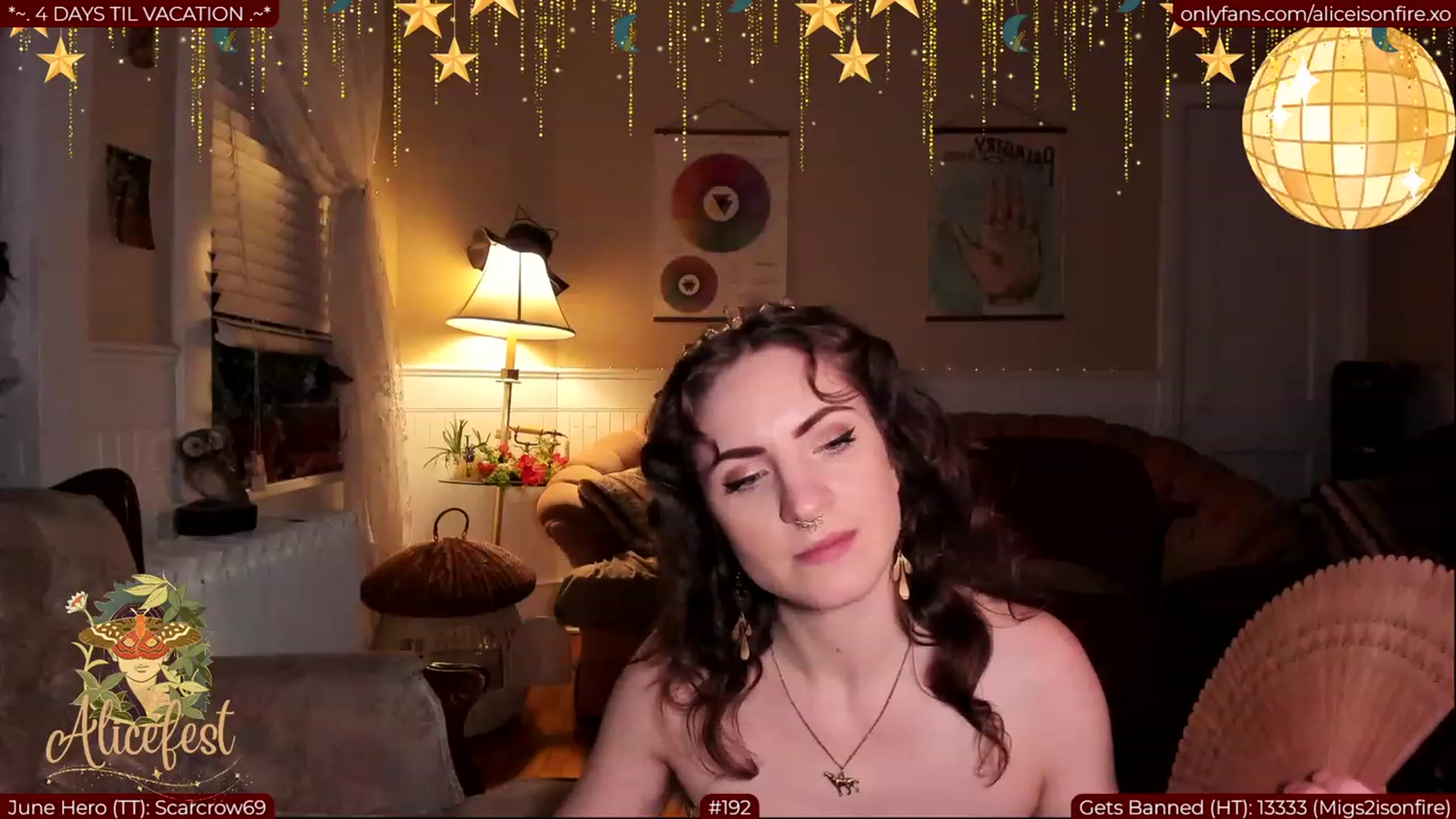 Gallery image thumbnail from aliceisonfire's myfreecams stream on, 06/30/2023, 07:17 image 10 of 20
