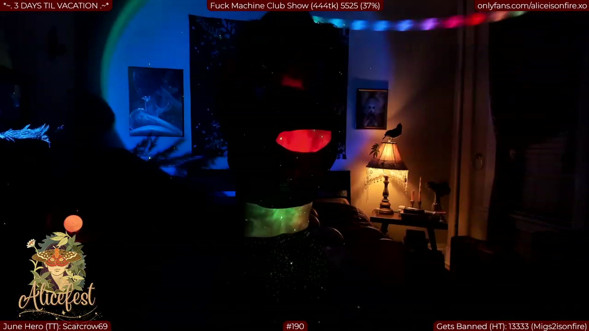 Gallery image thumbnail from aliceisonfire's myfreecams stream on, 07/01/2023, 09:11 image 4 of 20