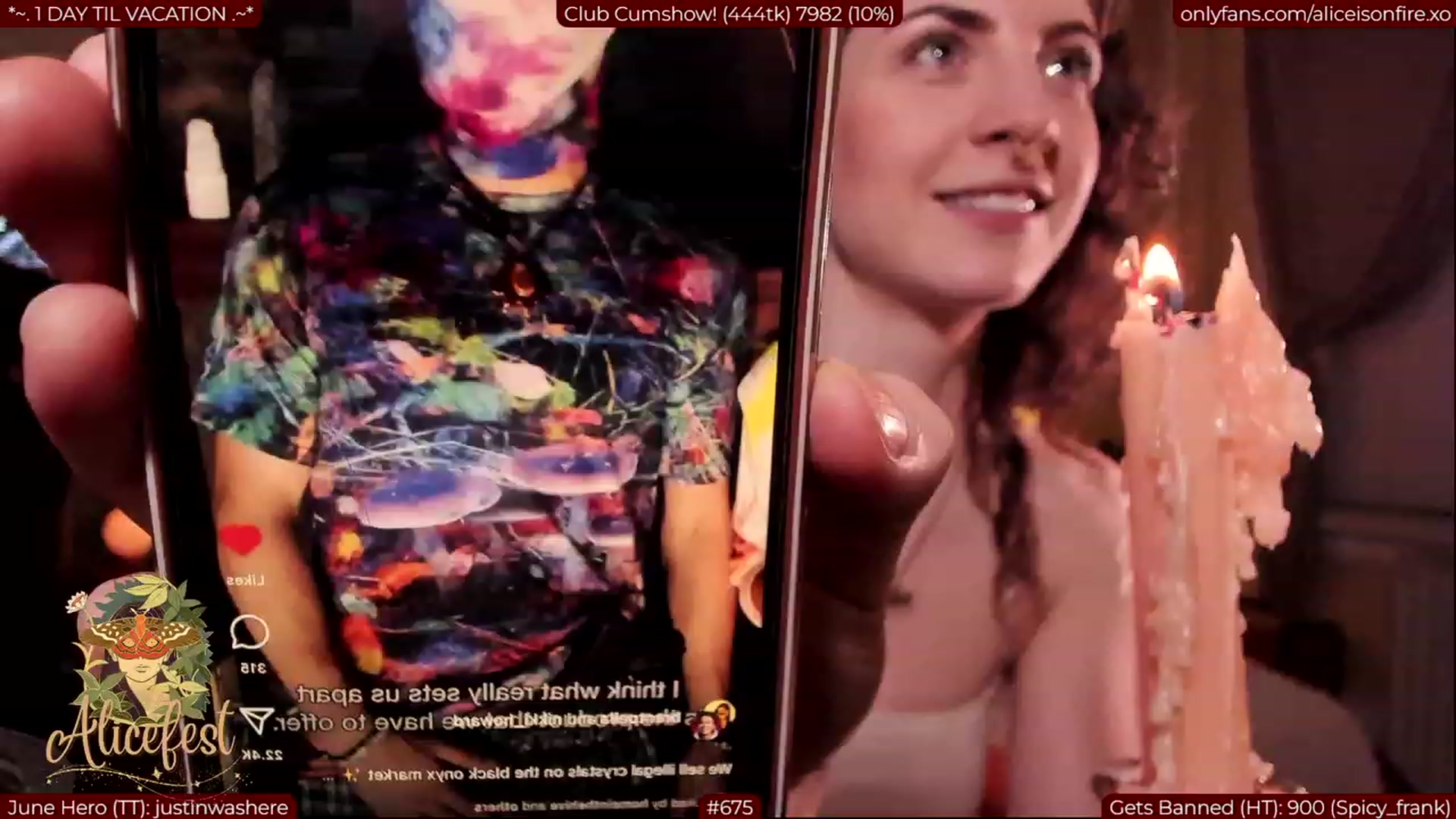 Gallery image thumbnail from aliceisonfire's myfreecams stream on, 07/03/2023, 02:56 image 19 of 20