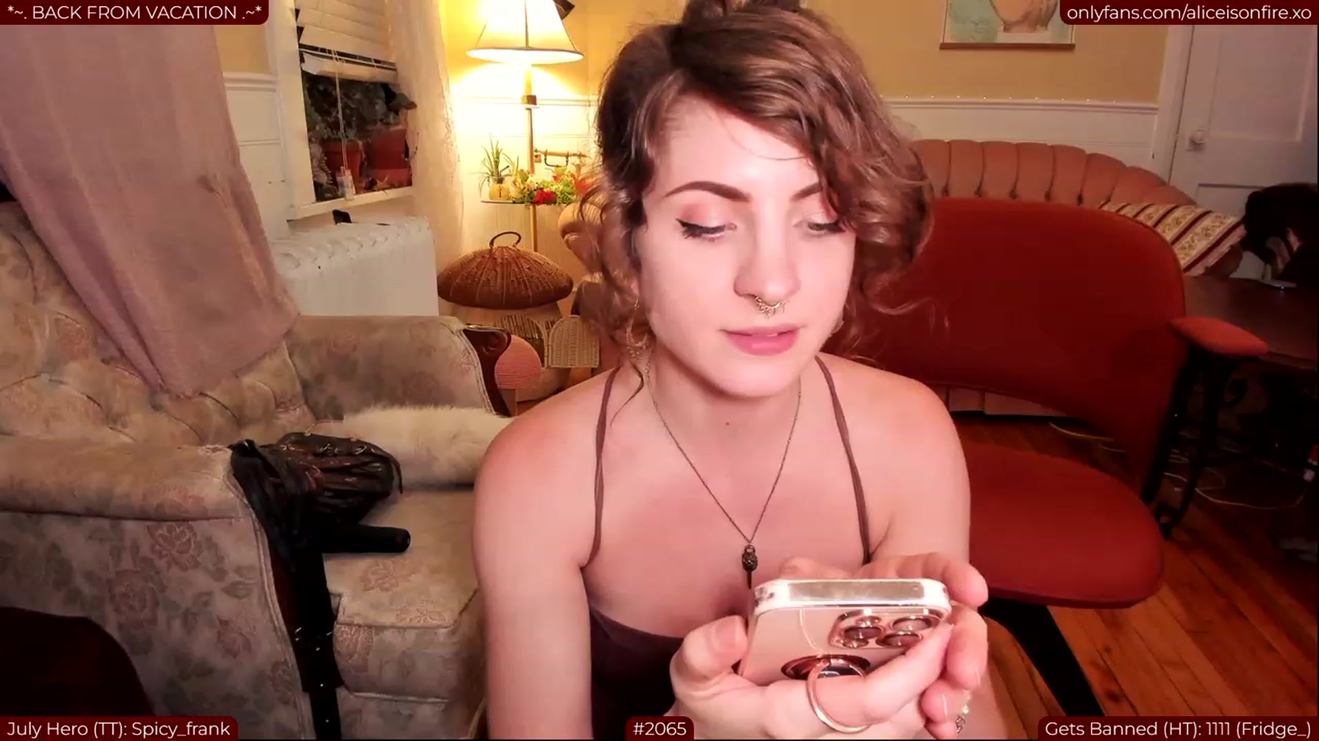Gallery image thumbnail from aliceisonfire's myfreecams stream on, 07/31/2023, 05:56 image 8 of 20