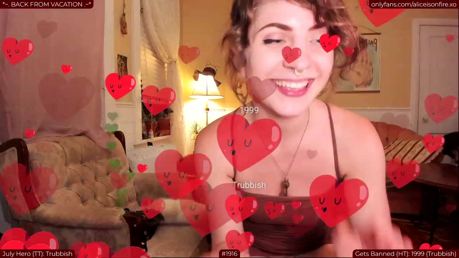 Gallery image thumbnail from aliceisonfire's myfreecams stream on, 07/31/2023, 05:56 image 16 of 20