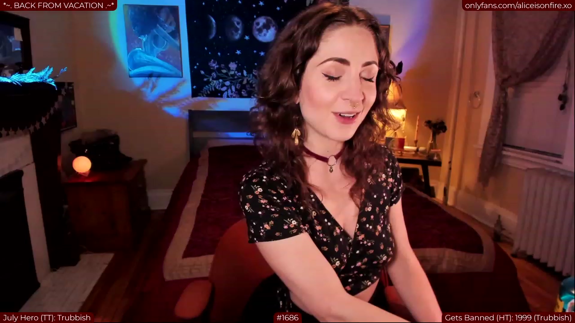 Gallery image thumbnail from aliceisonfire's myfreecams stream on, 08/01/2023, 06:23 image 2 of 20