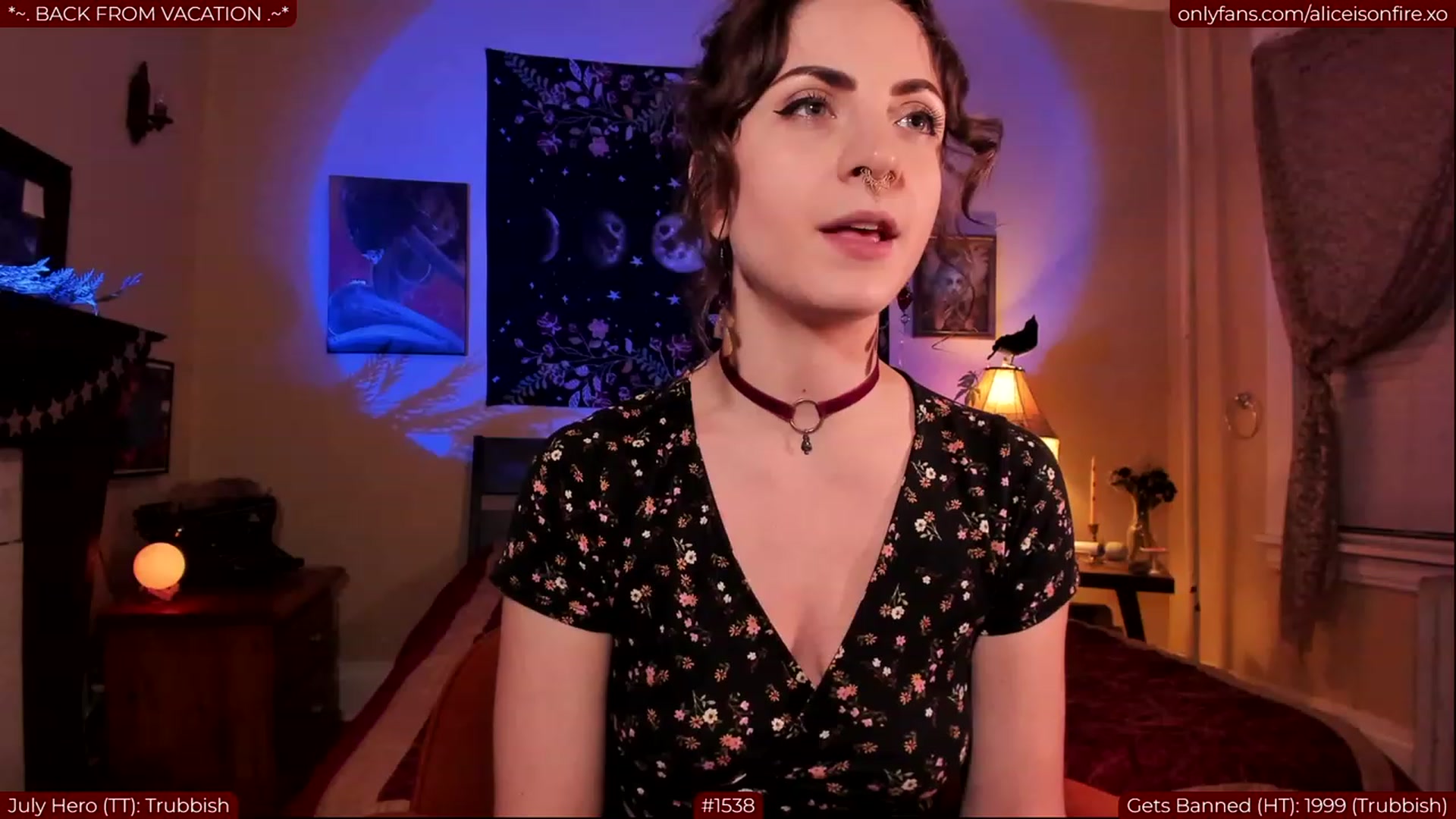 Gallery image thumbnail from aliceisonfire's myfreecams stream on, 08/01/2023, 06:23 image 13 of 20