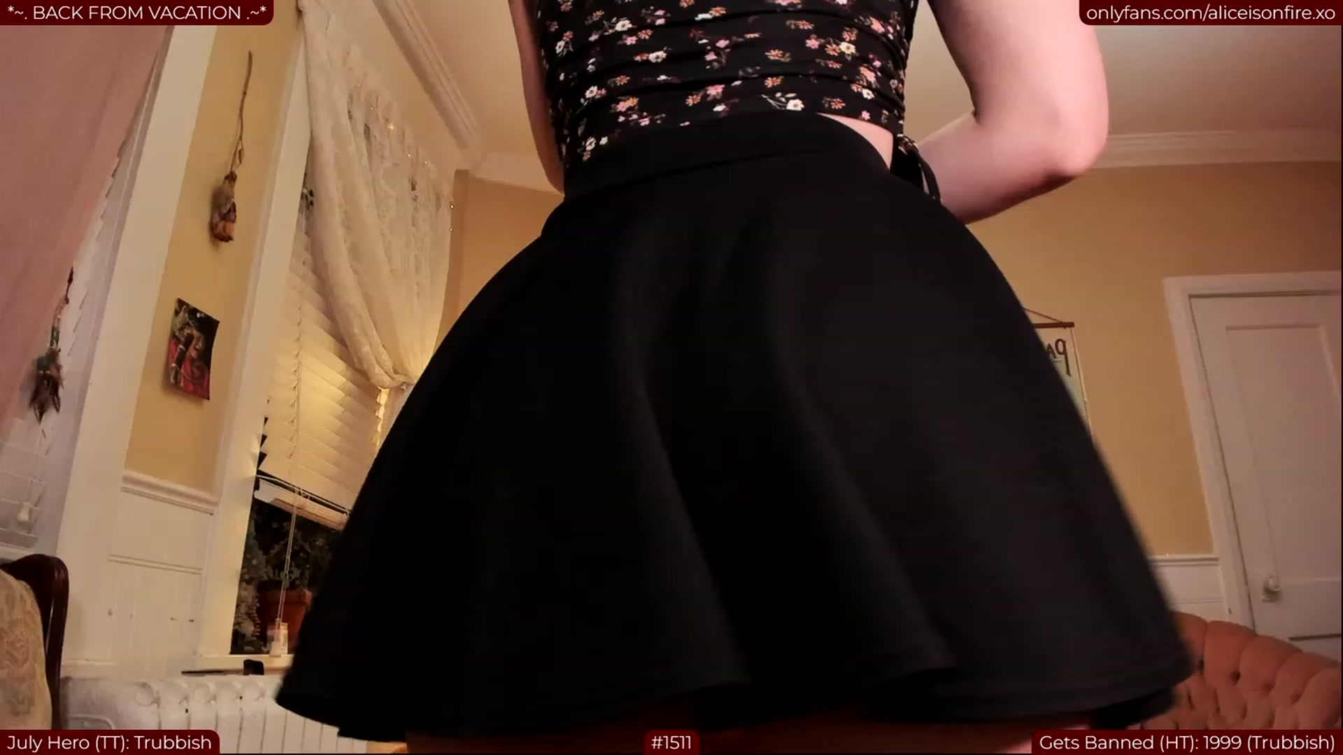 Gallery image thumbnail from aliceisonfire's myfreecams stream on, 08/01/2023, 07:42 image 9 of 20