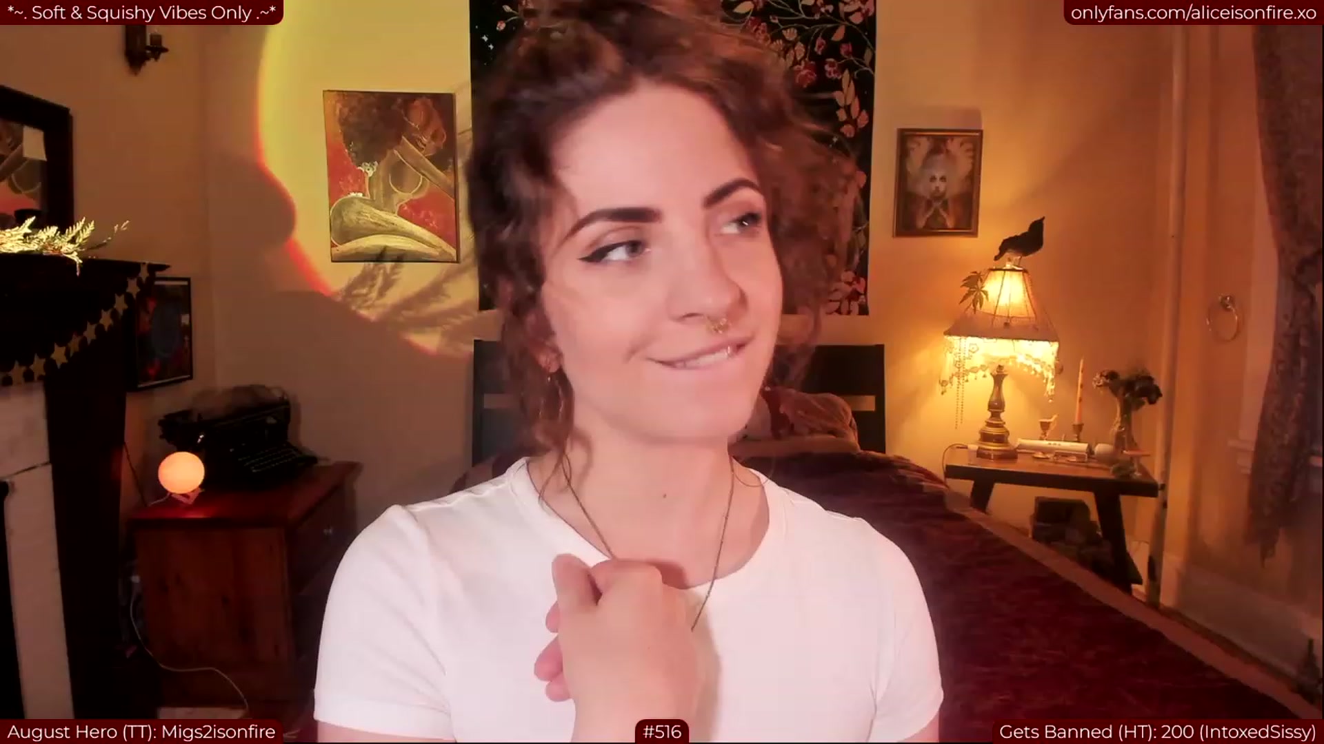 Gallery image thumbnail from aliceisonfire's myfreecams stream on, 08/04/2023, 06:34 image 5 of 20